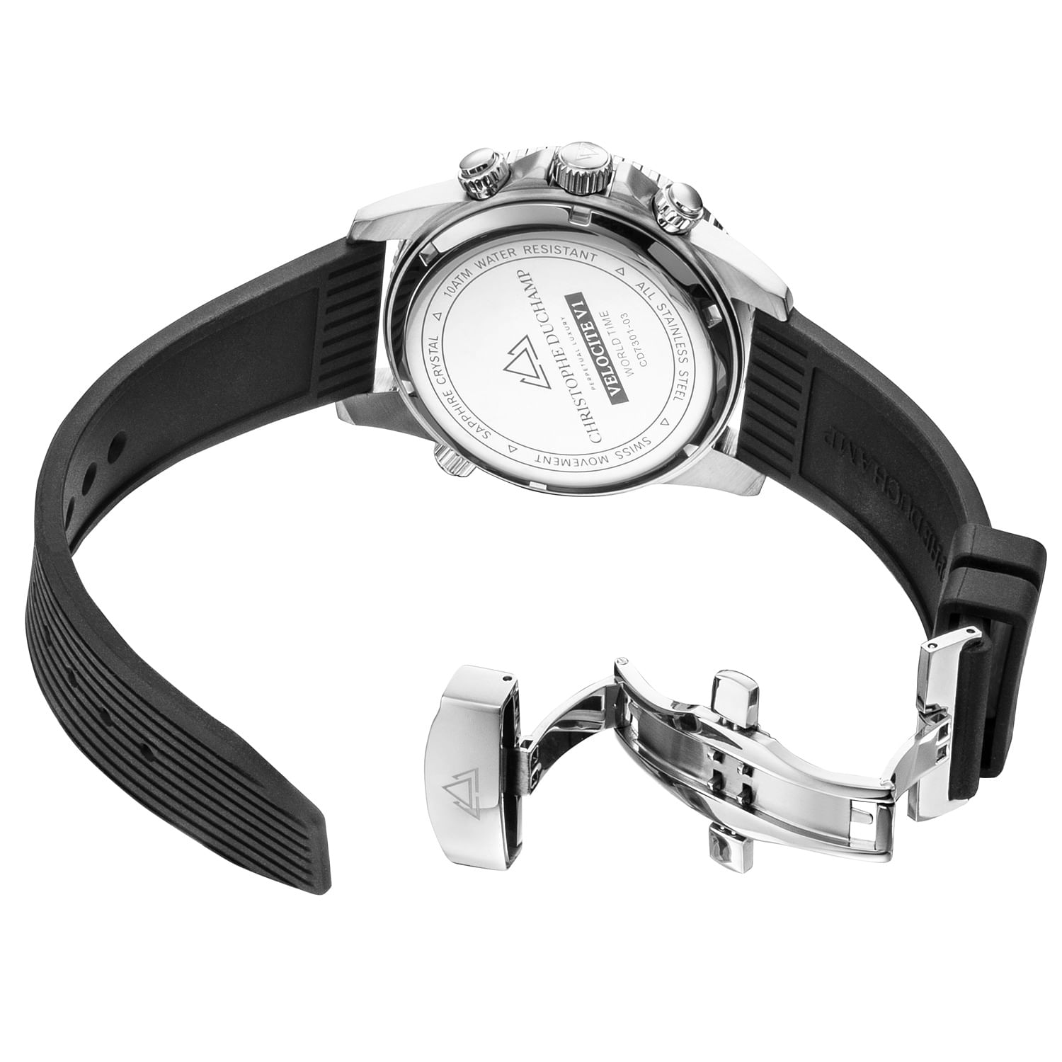 Ceas Barbati, Christophe Duchamp, Velocite VI CD7301-3 fotografia produsului View 3 L