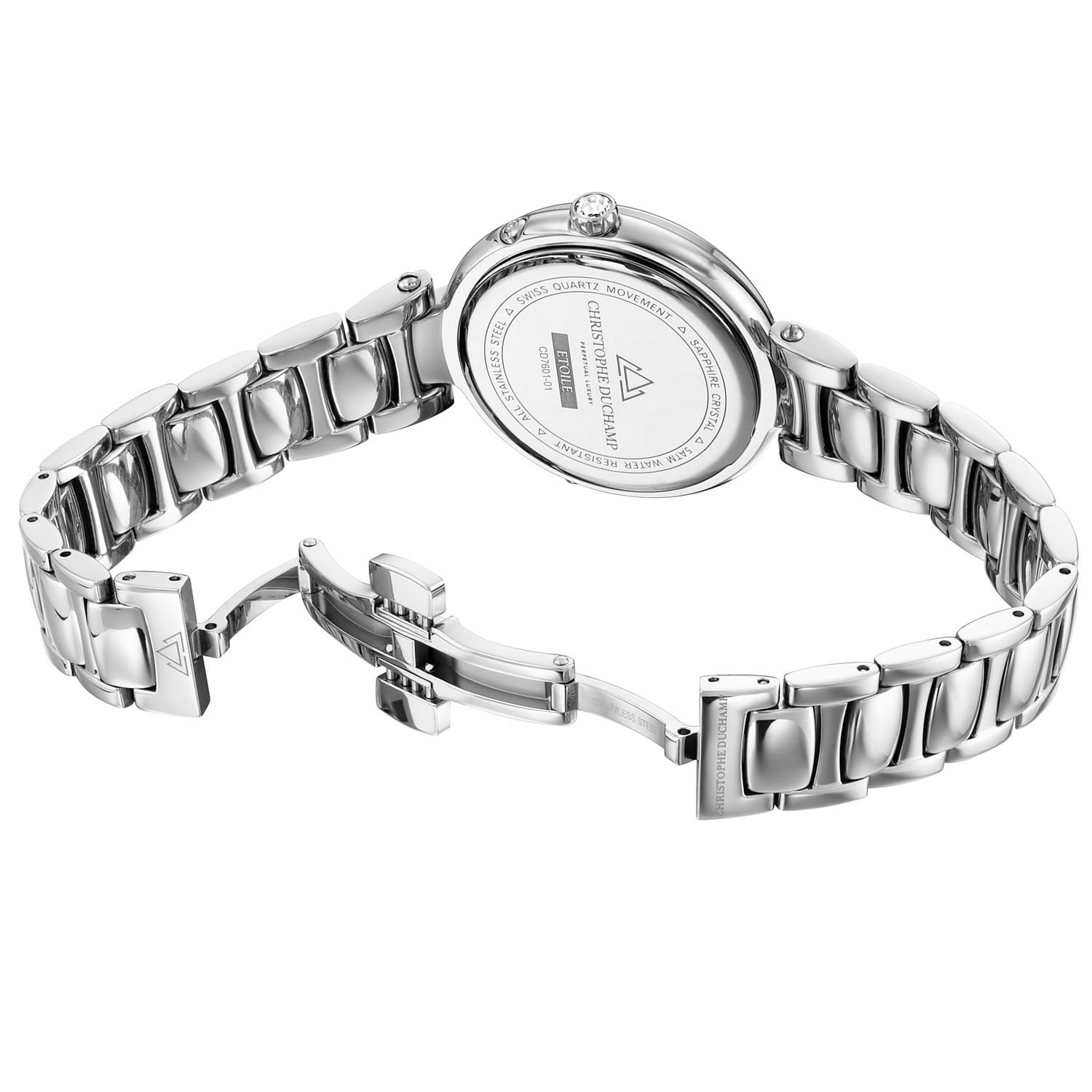 Ceas de dama quartz Christophe Duchamp ETOILE CD7601-1 fotografia produsului View 4 L