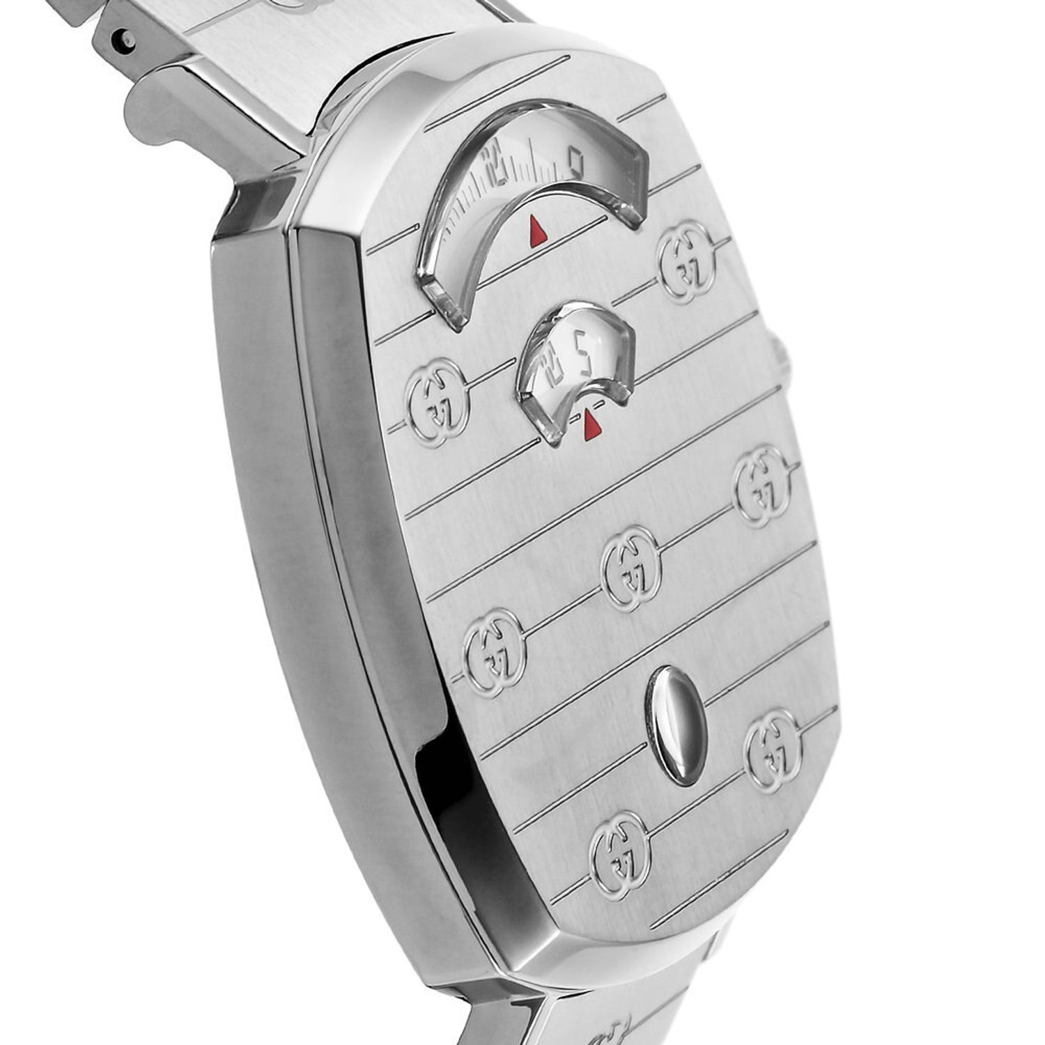 Ceas Gucci, Grip Silver YA157401 fotografia produsului View 7 L
