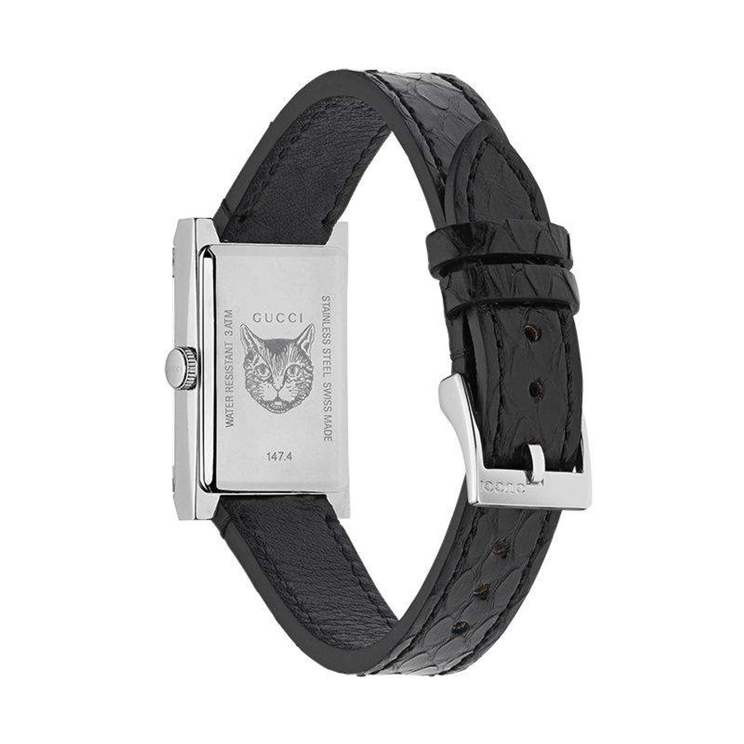 Ceas Unisex,  Gucci, G-Frame Square YA147403 fotografia produsului View 6 L