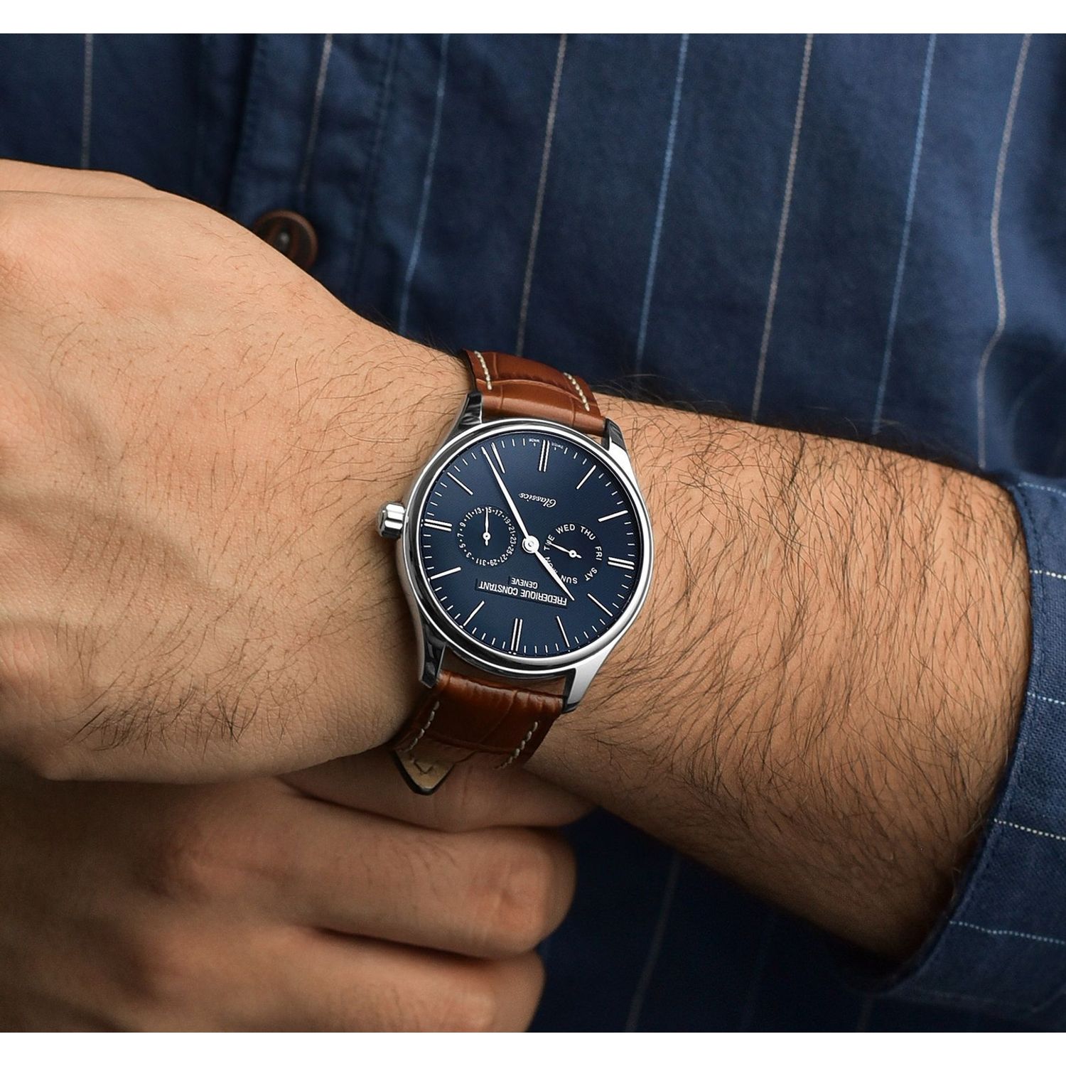 Ceas Barbati, FREDERIQUE CONSTANT, Classics FC-259NT5B6 fotografia produsului View 8 L