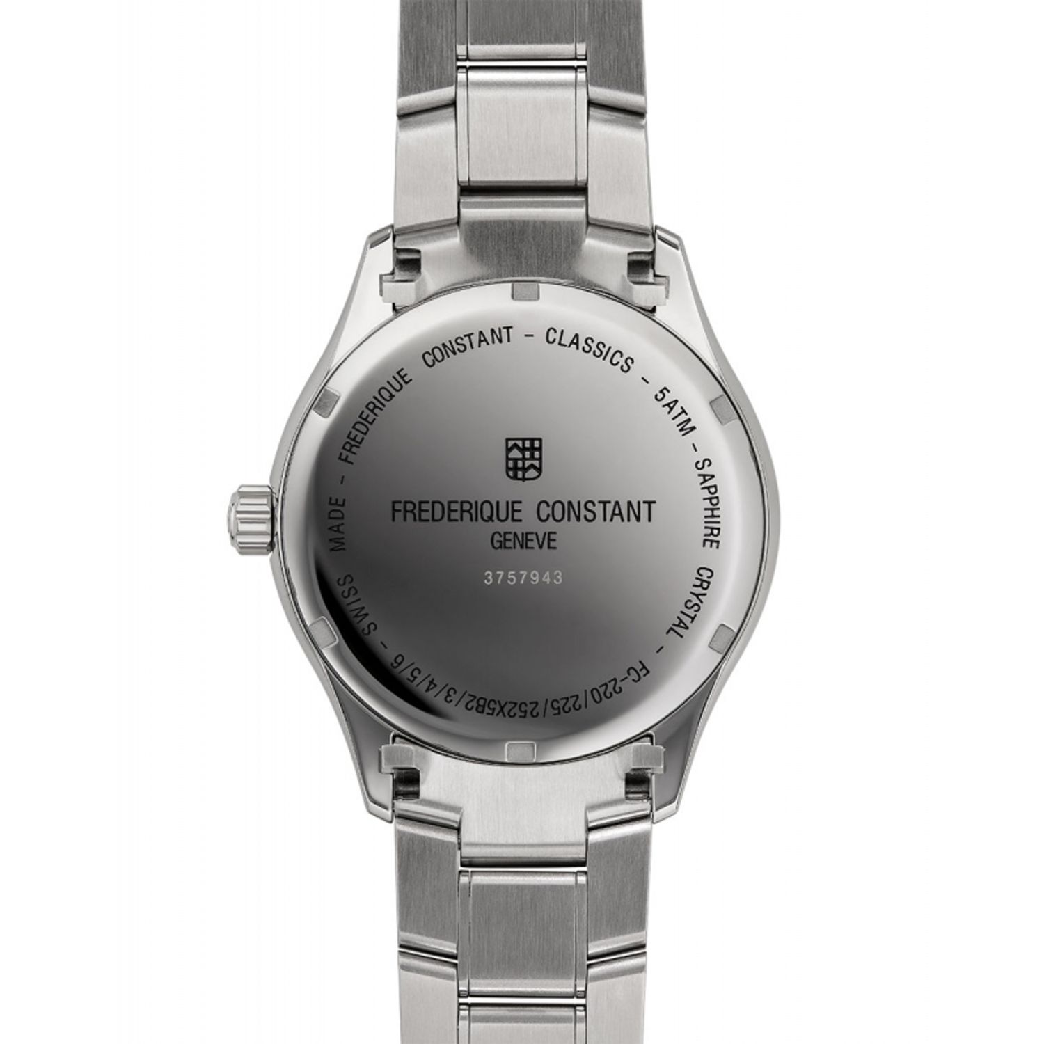 Ceas Barbati, FREDERIQUE CONSTANT, Classics FC-252DGS5B6B fotografia produsului View 3 L