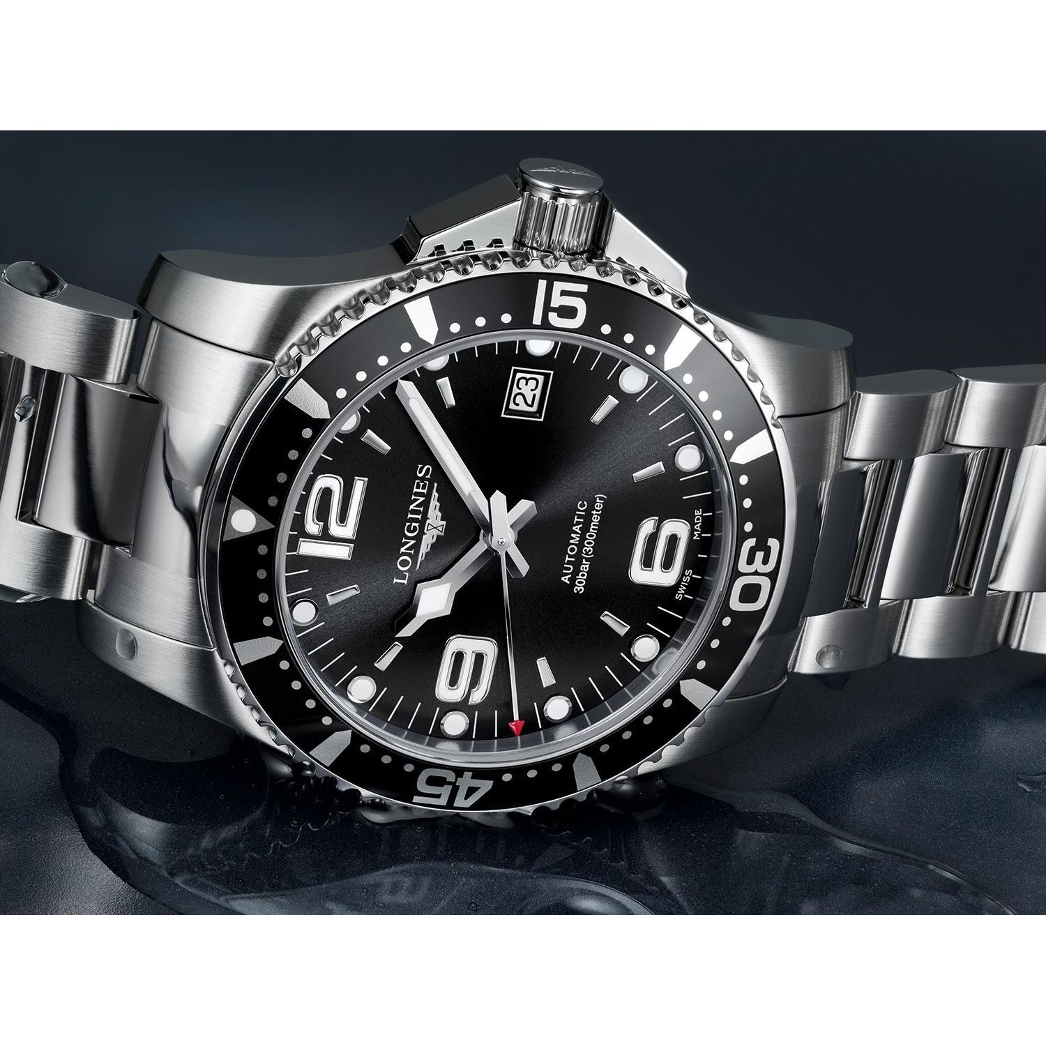 Ceas Barbati, Longines, Hydroconquest L3.742.4.56.6 fotografia produsului View 4 L