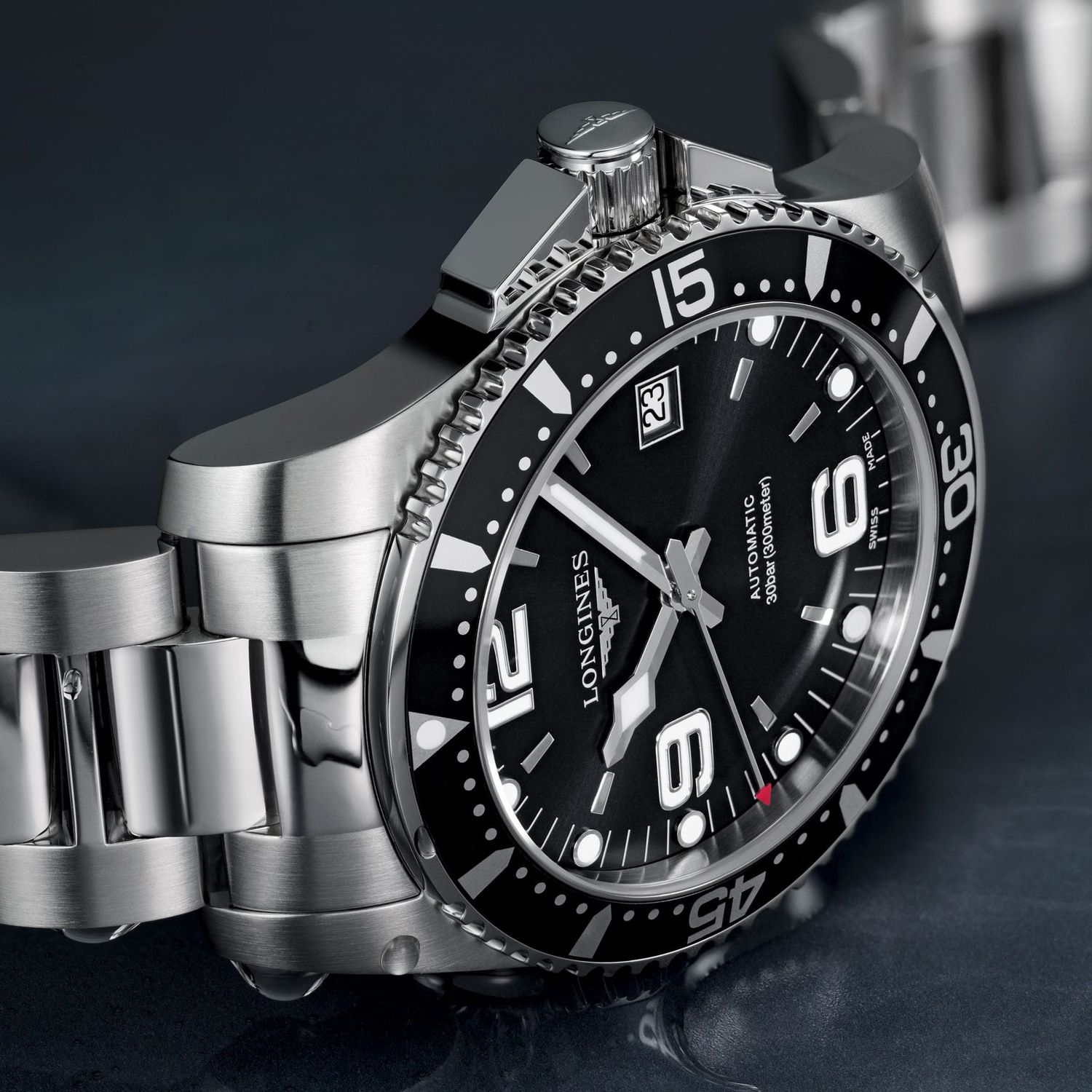 Ceas Barbati, Longines, Hydroconquest L3.742.4.56.6 fotografia produsului View 5 L