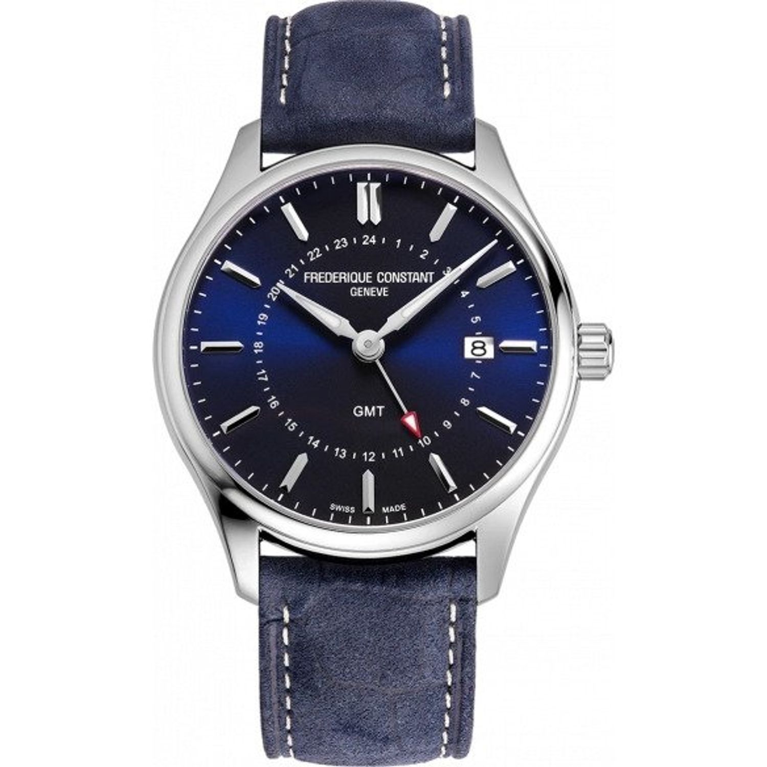 Ceas Barbati, FREDERIQUE CONSTANT, Classics GMT FC-252NS5B6 fotografia produsului View 2 L