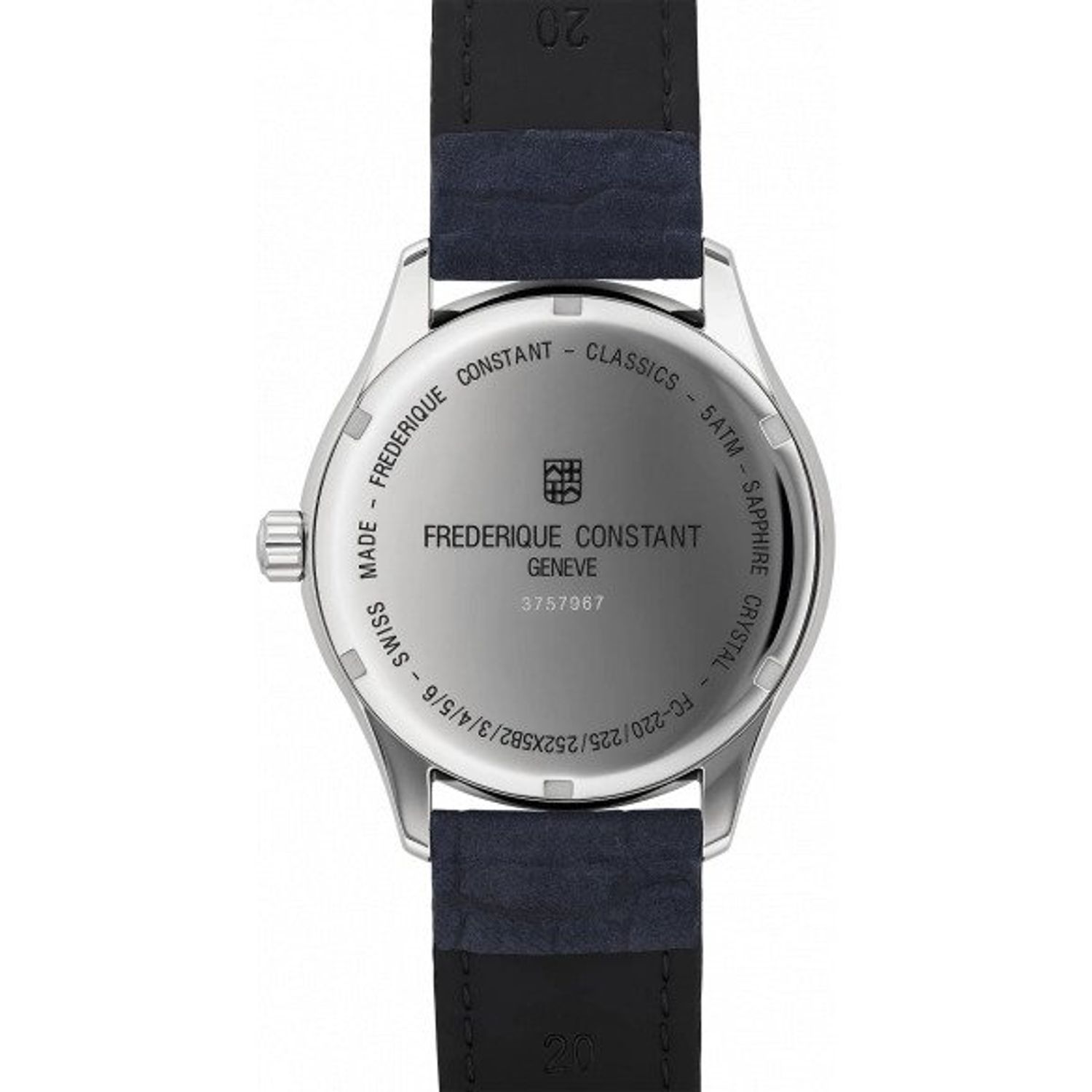 Ceas Barbati, FREDERIQUE CONSTANT, Classics GMT FC-252NS5B6 fotografia produsului View 4 L
