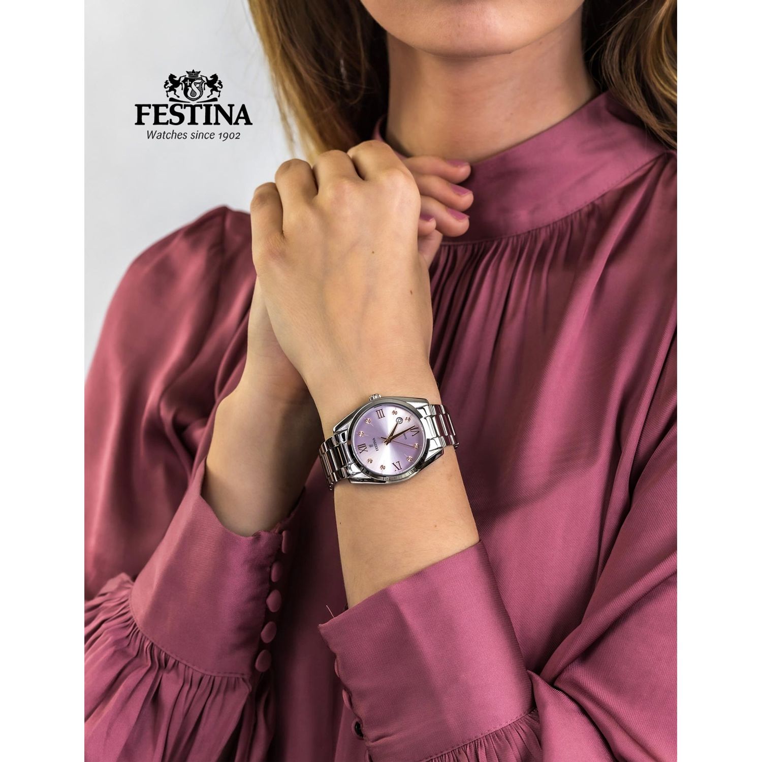 Ceas Dama, FESTINA, Boyfriend Elegance F16790/D fotografia produsului View 4 L