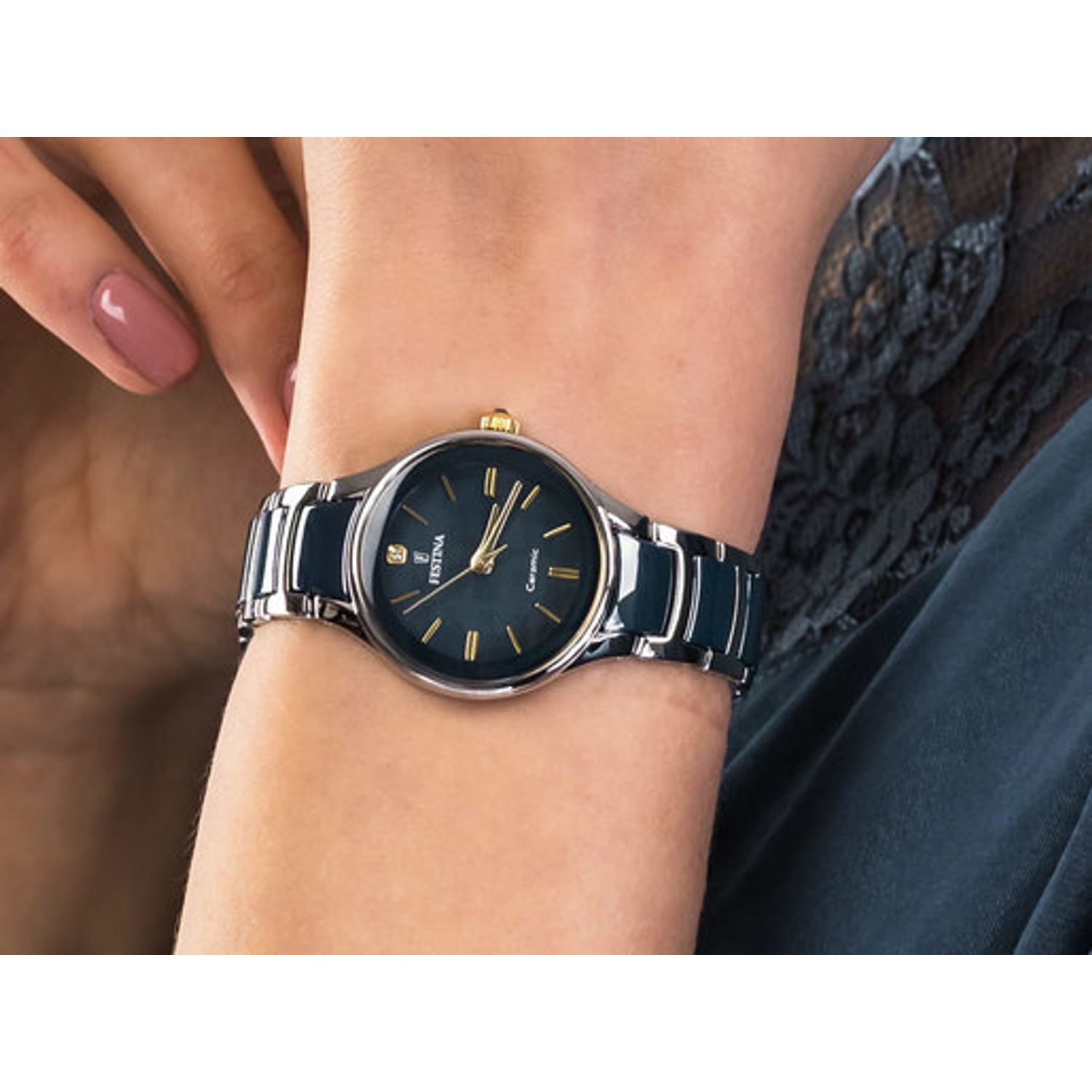 Ceas Dama, FESTINA, Ceramic F20474/3 fotografia produsului View 5 L