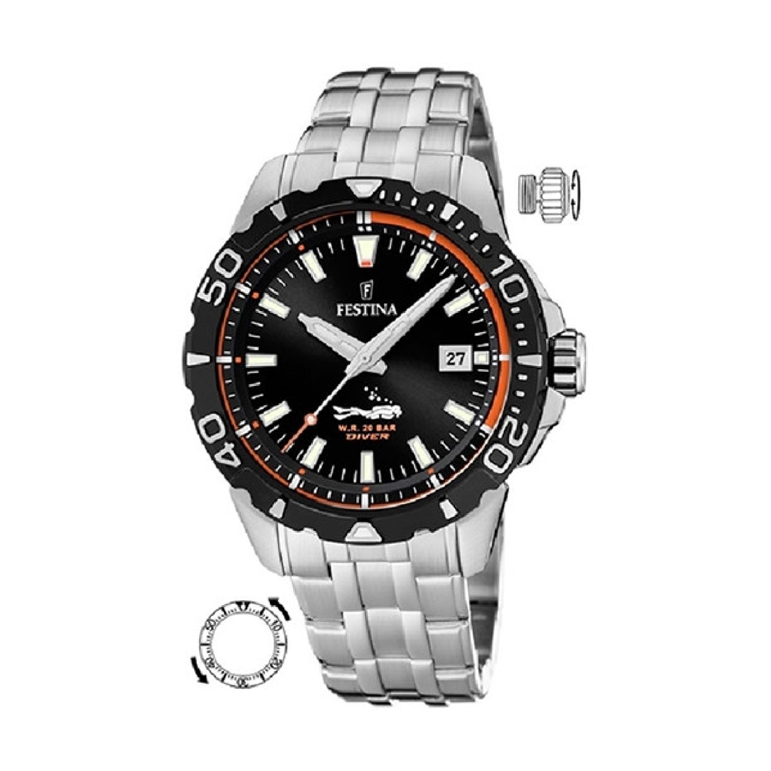 Ceas Barbati, FESTINA F20461/3 fotografia produsului