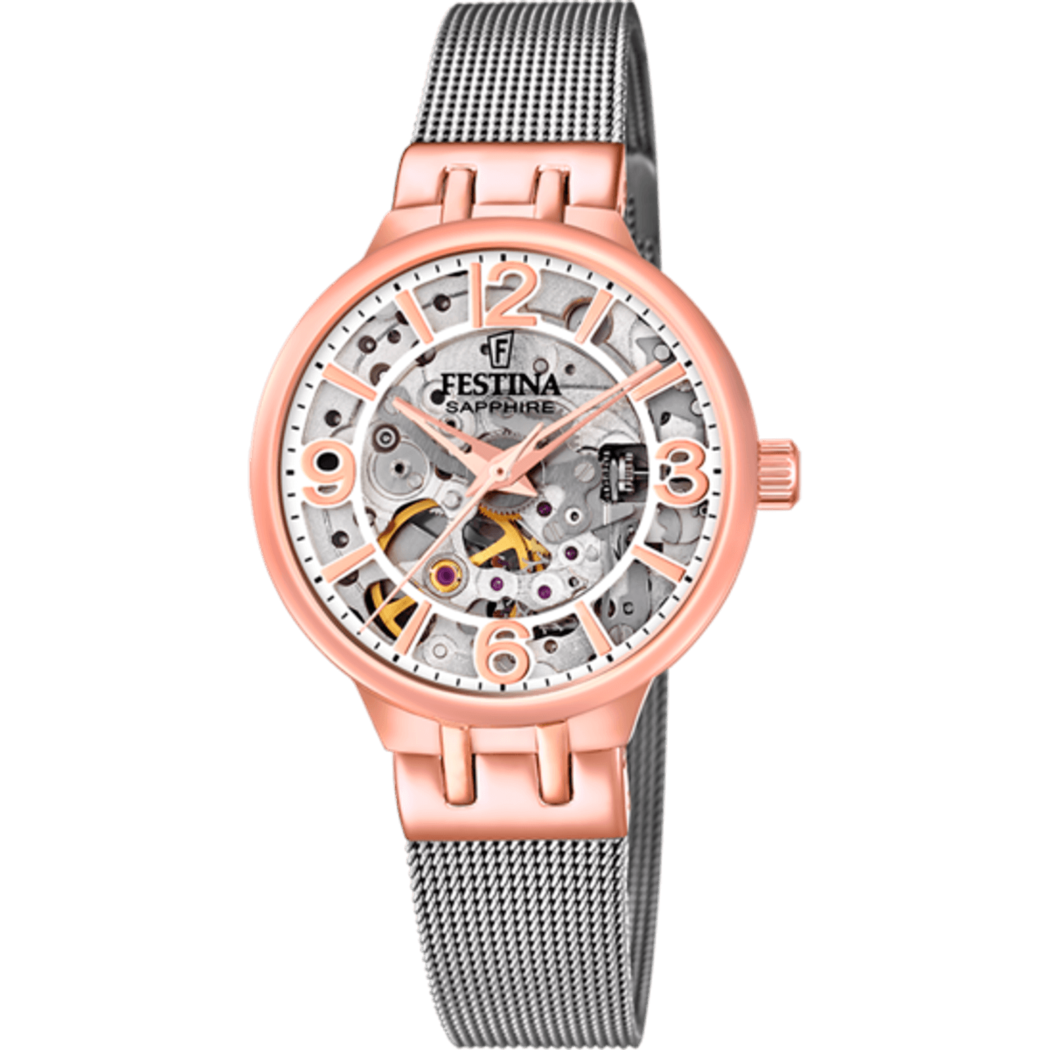 Ceas Dama, Festina, Automatic Skeleton F20581/1 fotografia produsului
