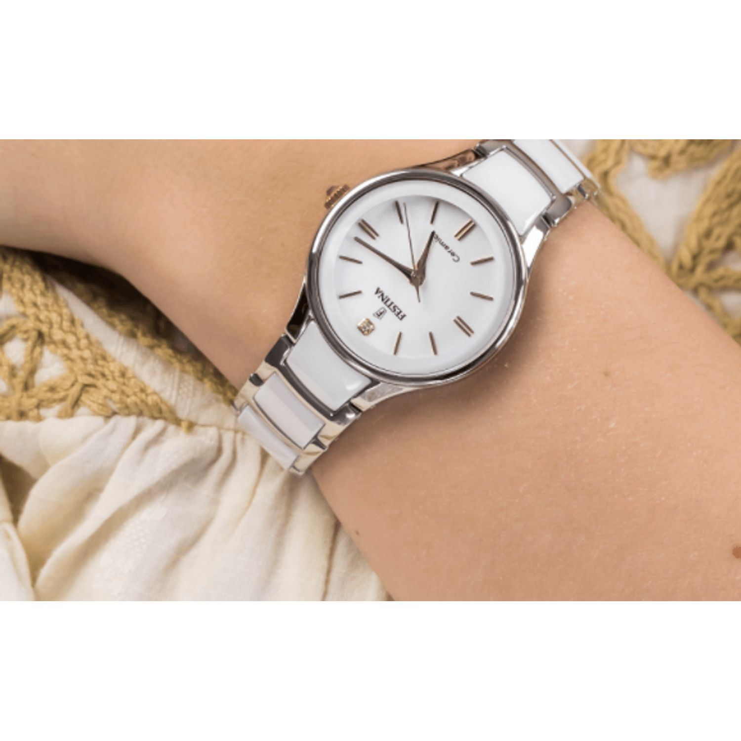 Ceas Dama, FESTINA, Ceramic F20474/2 fotografia produsului View 4 L