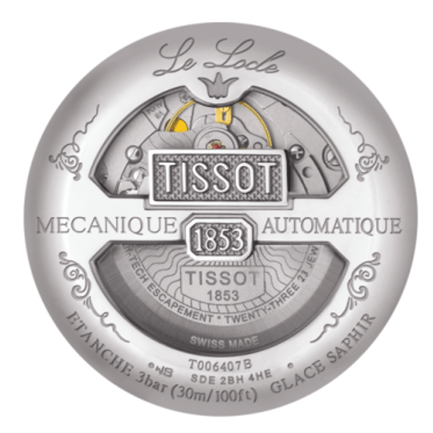Ceas Barbati, TISSOT, TRADITION T006.407.16.033.00 fotografia produsului View 6 L