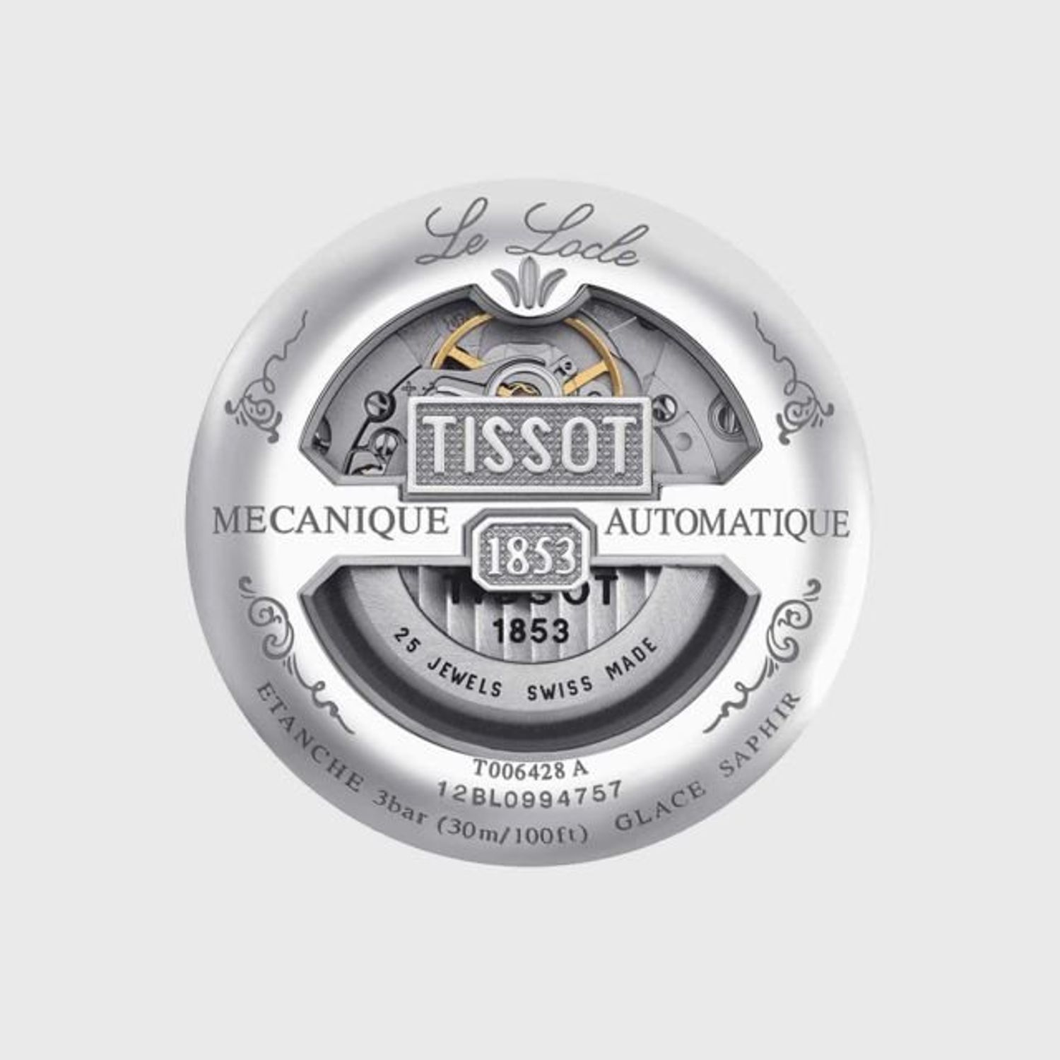 Ceas Barbati, TISSOT, Le Locle T0064281103801 fotografia produsului View 4 L