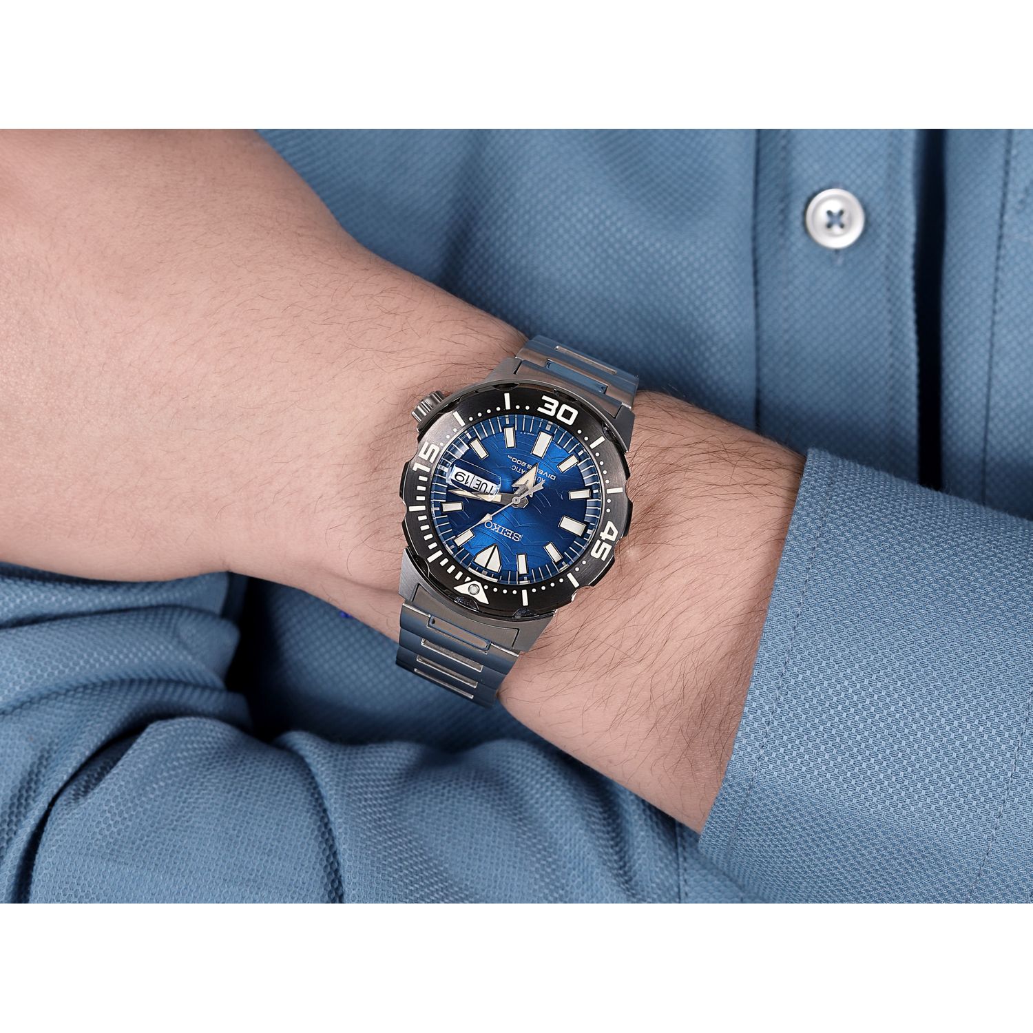 Ceas Barbati, Seiko, Prospex SRPE09K1 fotografia produsului View 6 L