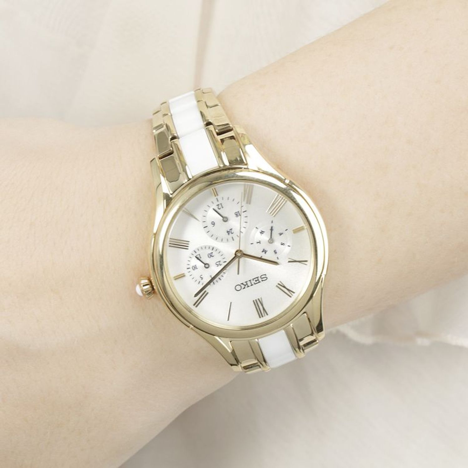 Ceas Dama, Seiko, Ceramic SKY718P1 fotografia produsului View 3 L