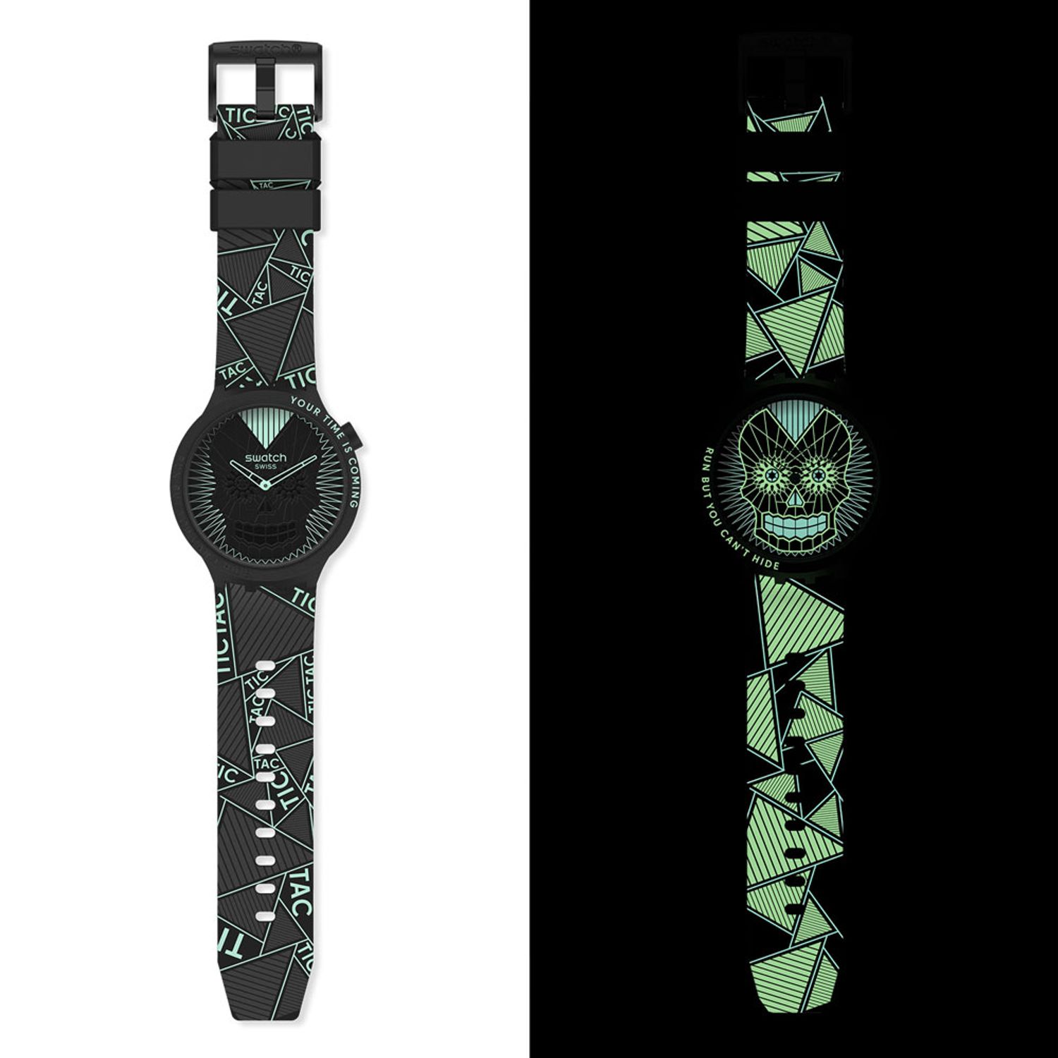Ceas SWATCH, Run But You Can'T Hide SB01B129 fotografia produsului View 5 L