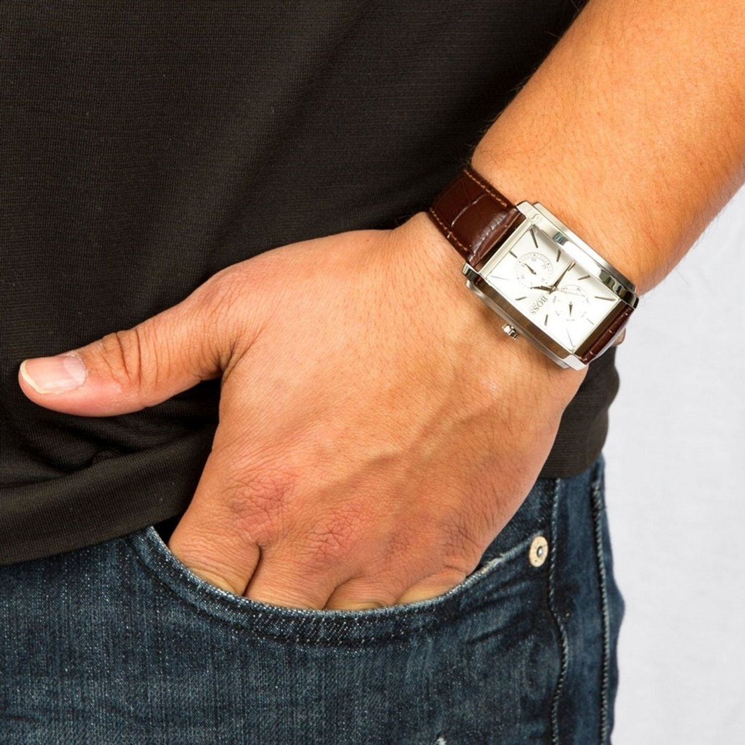 Ceas Barbati HUGO BOSS Model AMBITION 1513592 fotografia produsului View 3 L