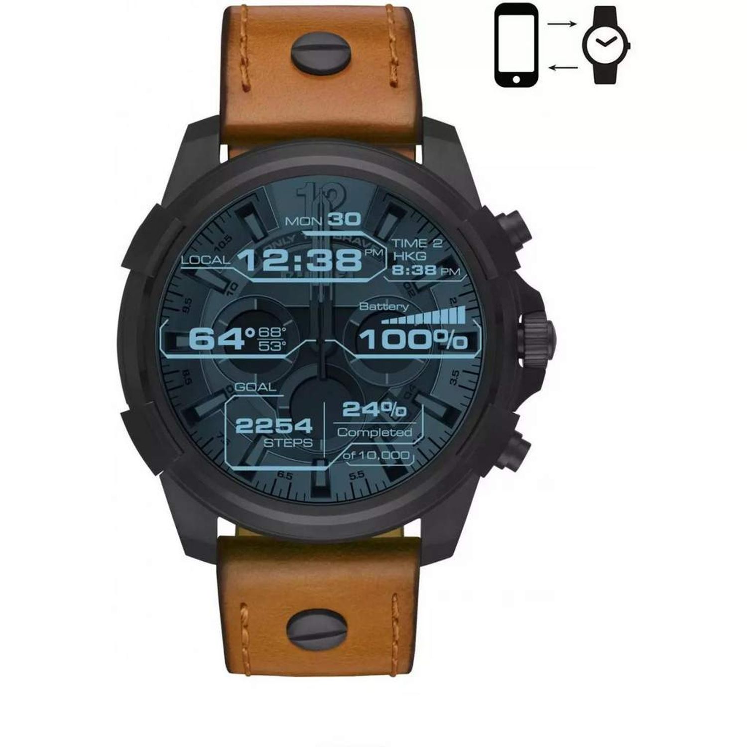 Ceas Barbati, Ceas Diesel Touchscreen Smartwatch Full Guard 2.5 Gen 2 DZT2002 fotografia produsului View 12 L