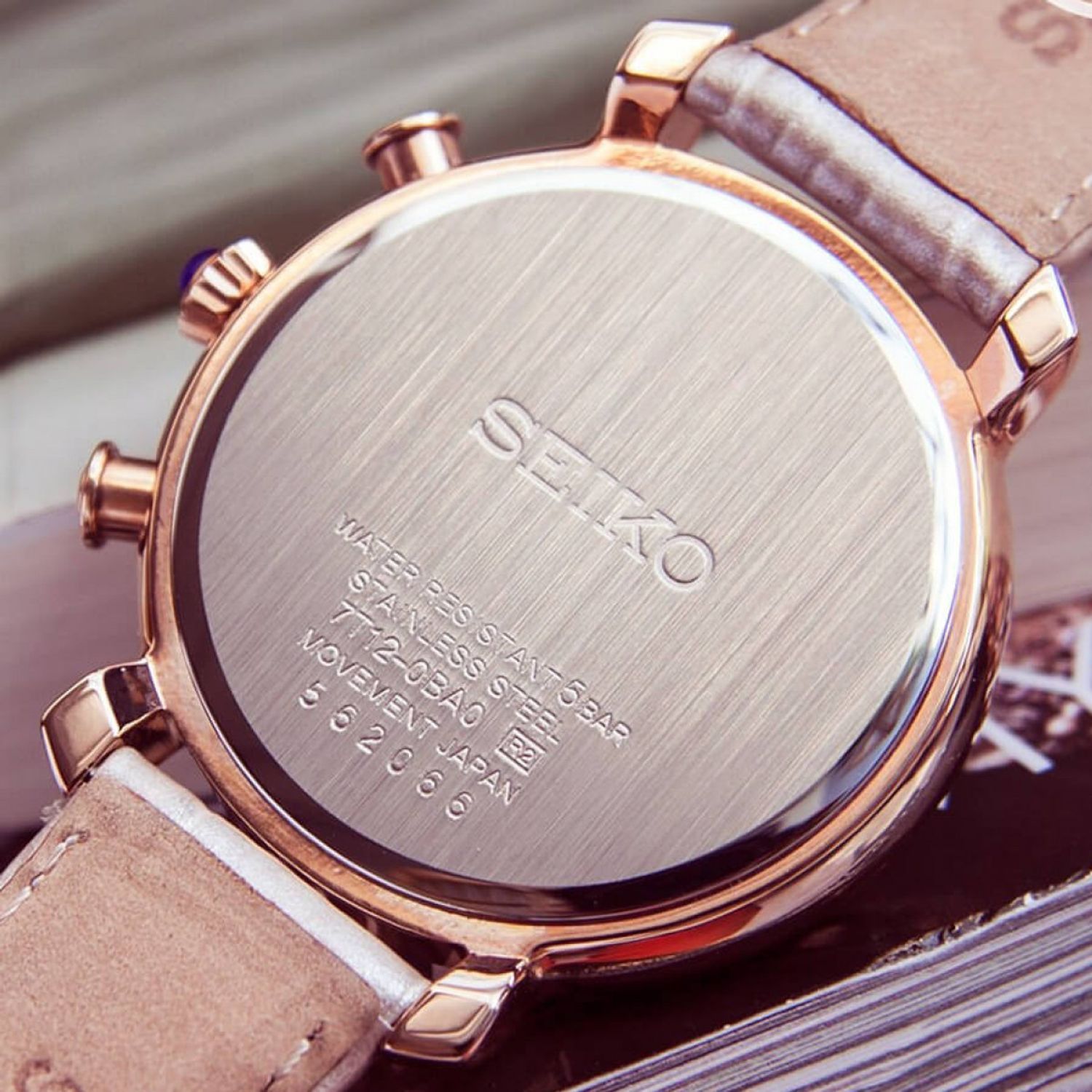 Ceas Dama, Seiko, Chronograph SRW872P1 fotografia produsului View 3 L