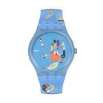 Ceas Swatch, Blue Sky, by Vassily Kandinsky SUOZ342 fotografia produsului