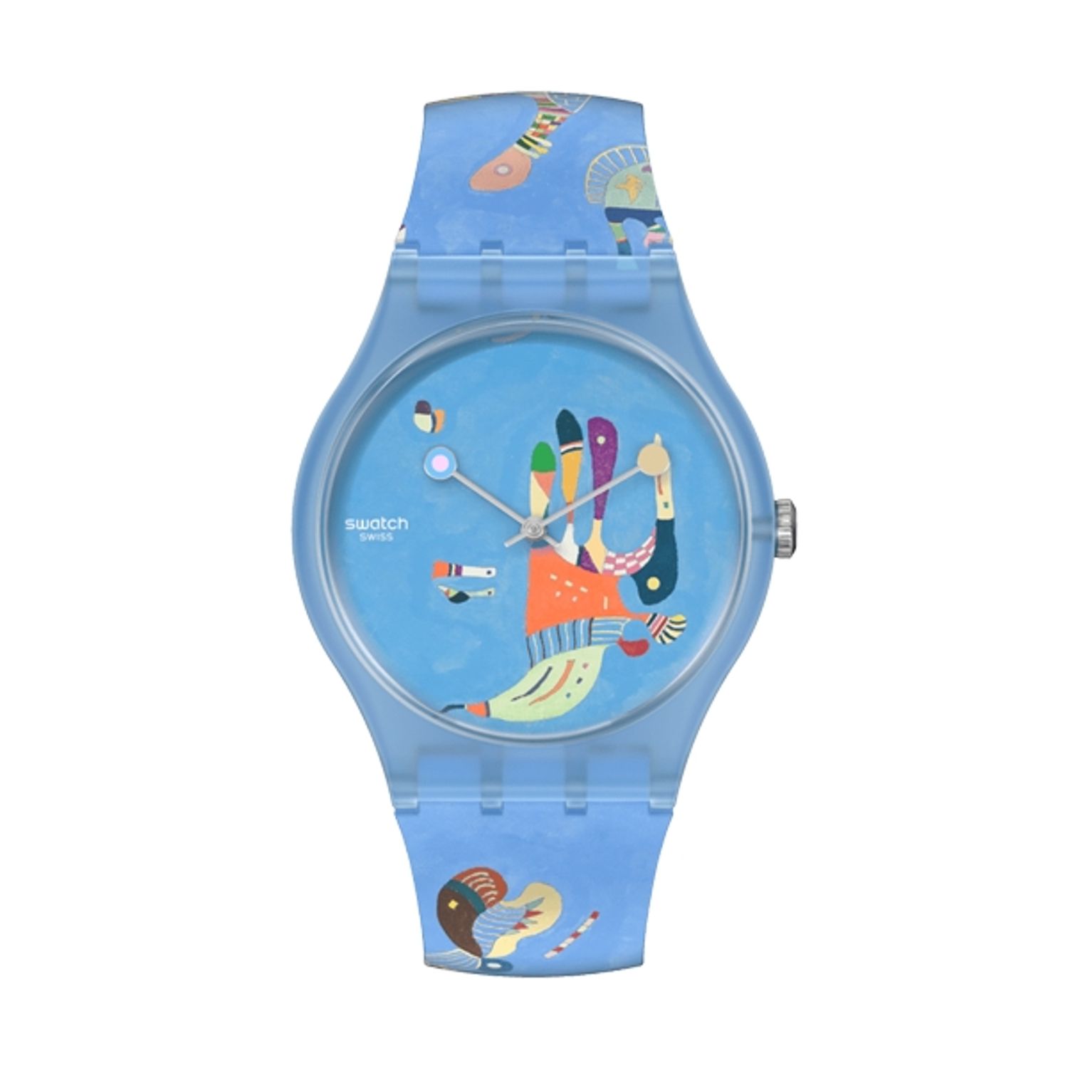 Ceas Swatch, Blue Sky, by Vassily Kandinsky SUOZ342 fotografia produsului