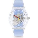 Ceas Swatch, Clearly Blue Striped SUOK156 fotografia produsului