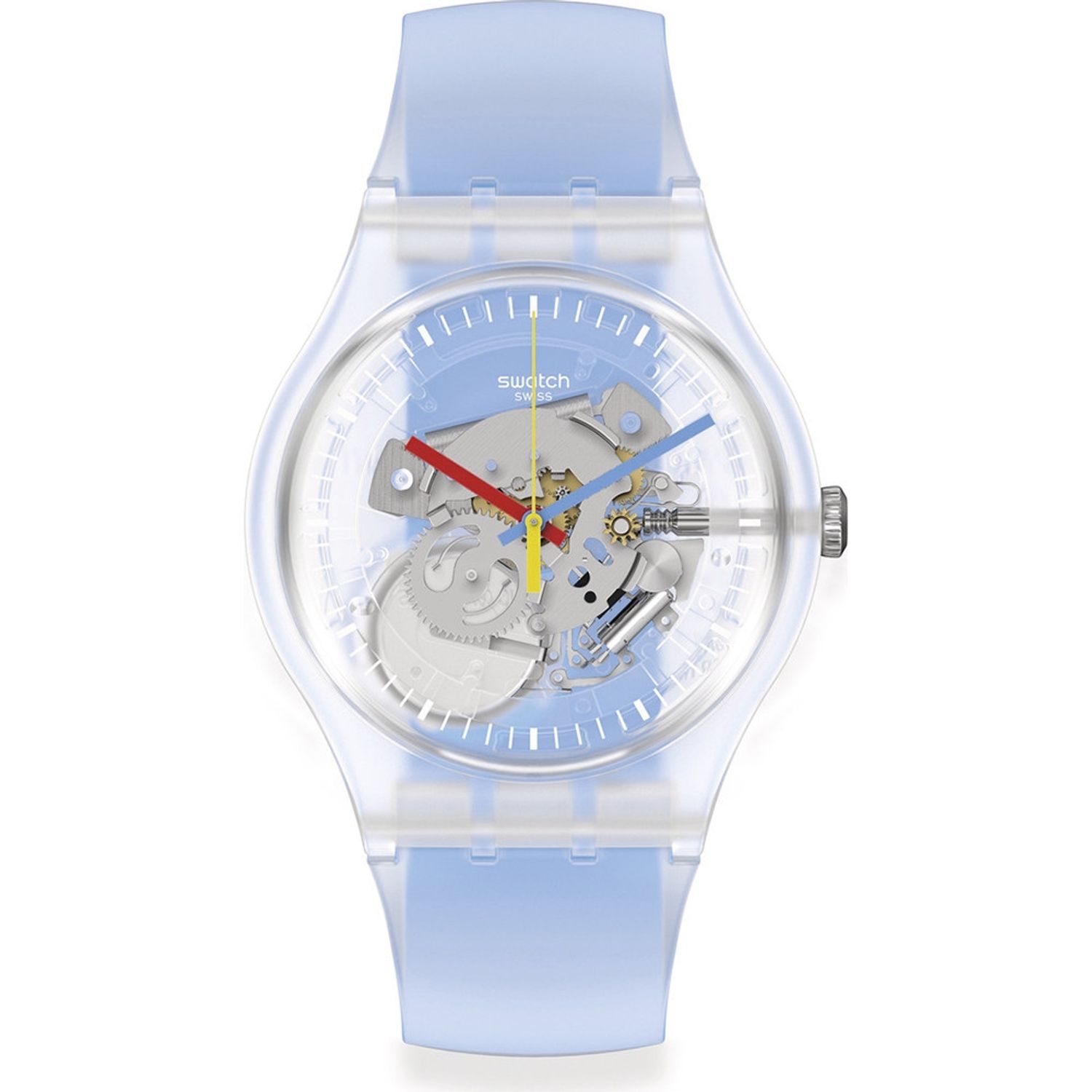 Ceas Swatch, Clearly Blue Striped SUOK156 fotografia produsului