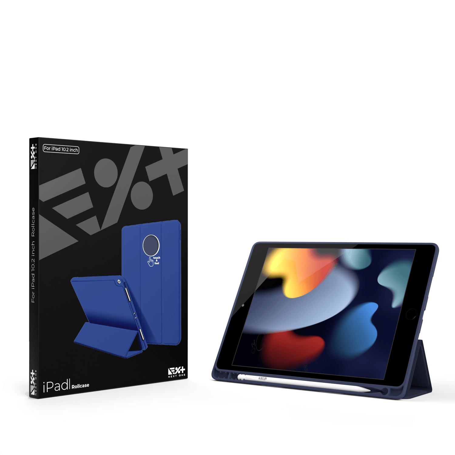 Husa de protectie NEXT ONE Rollcase pentru iPad 10.2-inch, Albastru fotografia produsului