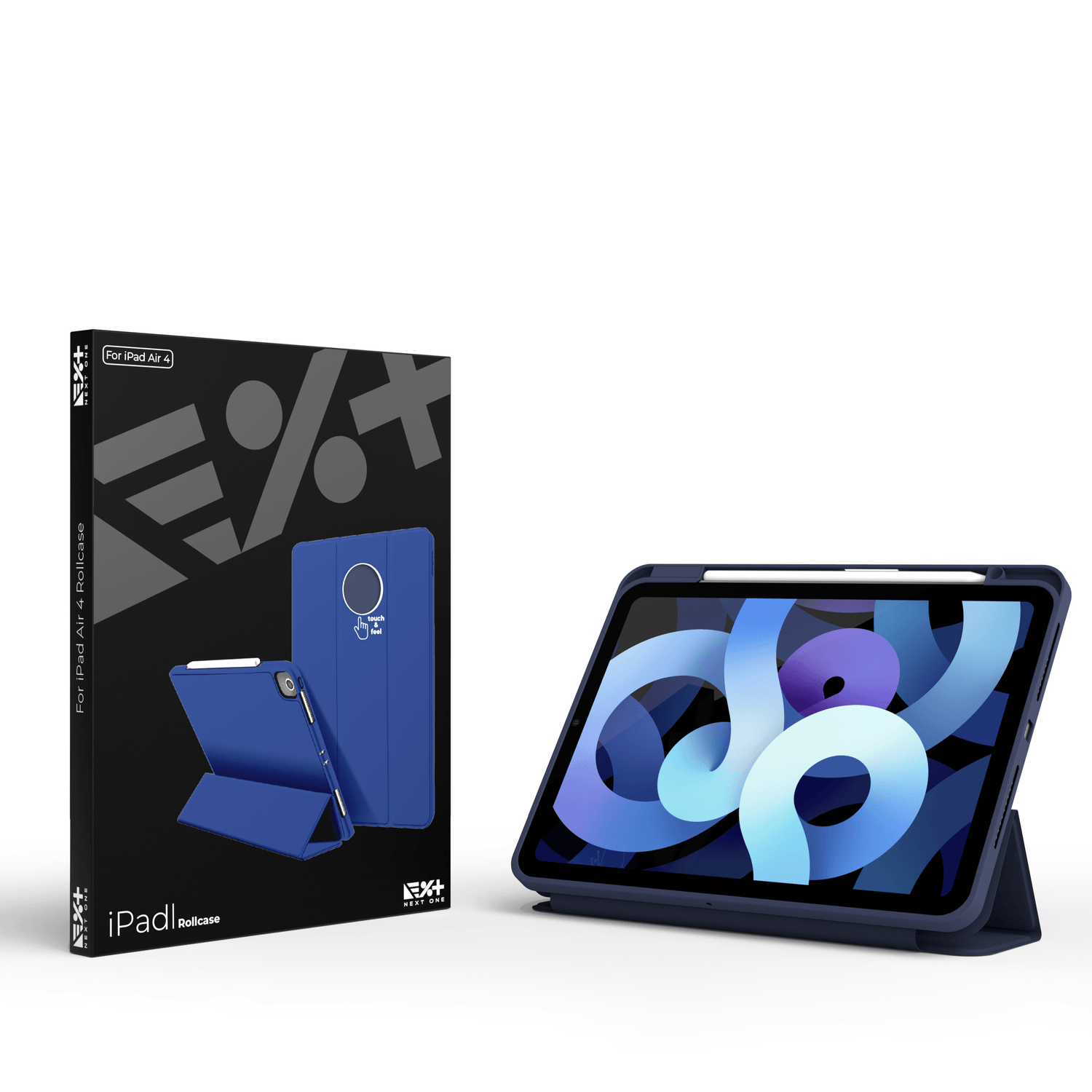 Husa de protectie NEXT ONE Rollcase pentru iPad Air 4, Albastru fotografia produsului View 2 L