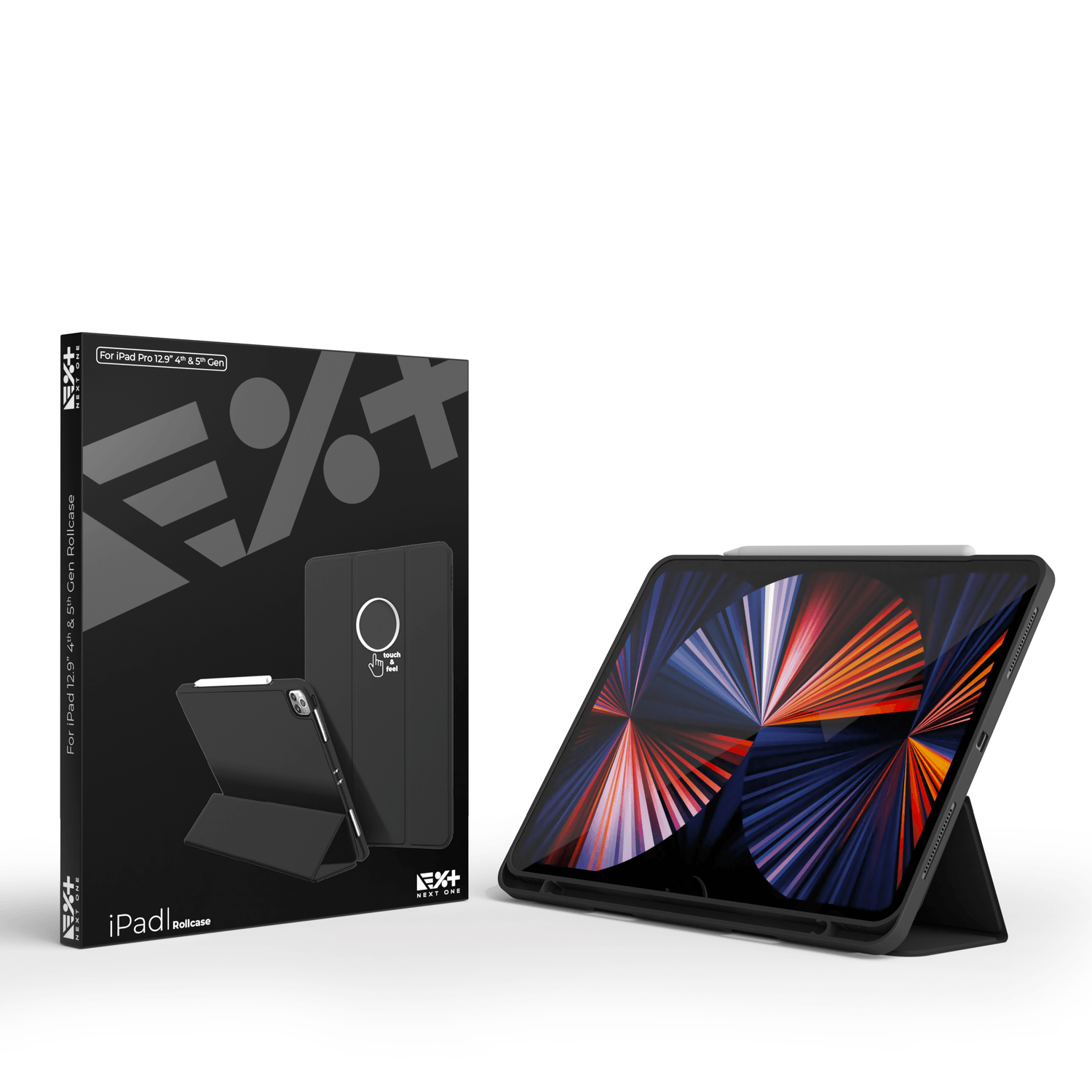 Husa de protectie NEXT ONE Rollcase pentru iPad 12.9-inch, Negru fotografia produsului