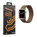 Curea NEXT ONE Leather Loop pentru Apple Watch 42/44/45mm, Brown fotografia produsului