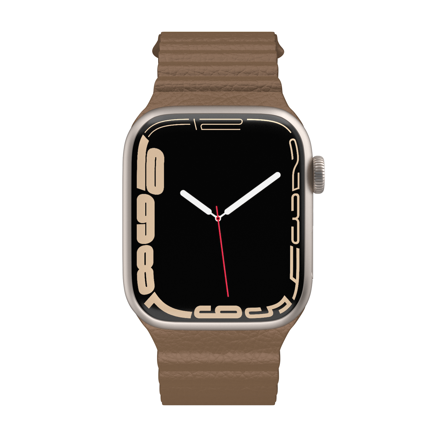 Curea NEXT ONE Leather Loop pentru Apple Watch 42/44/45mm, Brown fotografia produsului View 2 L