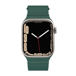 Curea NEXT ONE Leather Loop pentru Apple Watch 42/44/45mm, Leaf Green fotografia produsului View 2 S