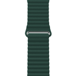 Curea NEXT ONE Leather Loop pentru Apple Watch 42/44/45mm, Leaf Green fotografia produsului View 3 S