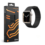 Curea NEXT ONE Leather Loop pentru Apple Watch 42/44/45mm, Black fotografia produsului