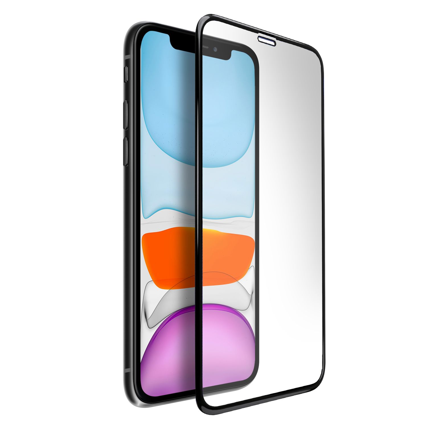 Folie de protectie din sticla 3D NEXT ONE pentru iPhone 11 fotografia produsului