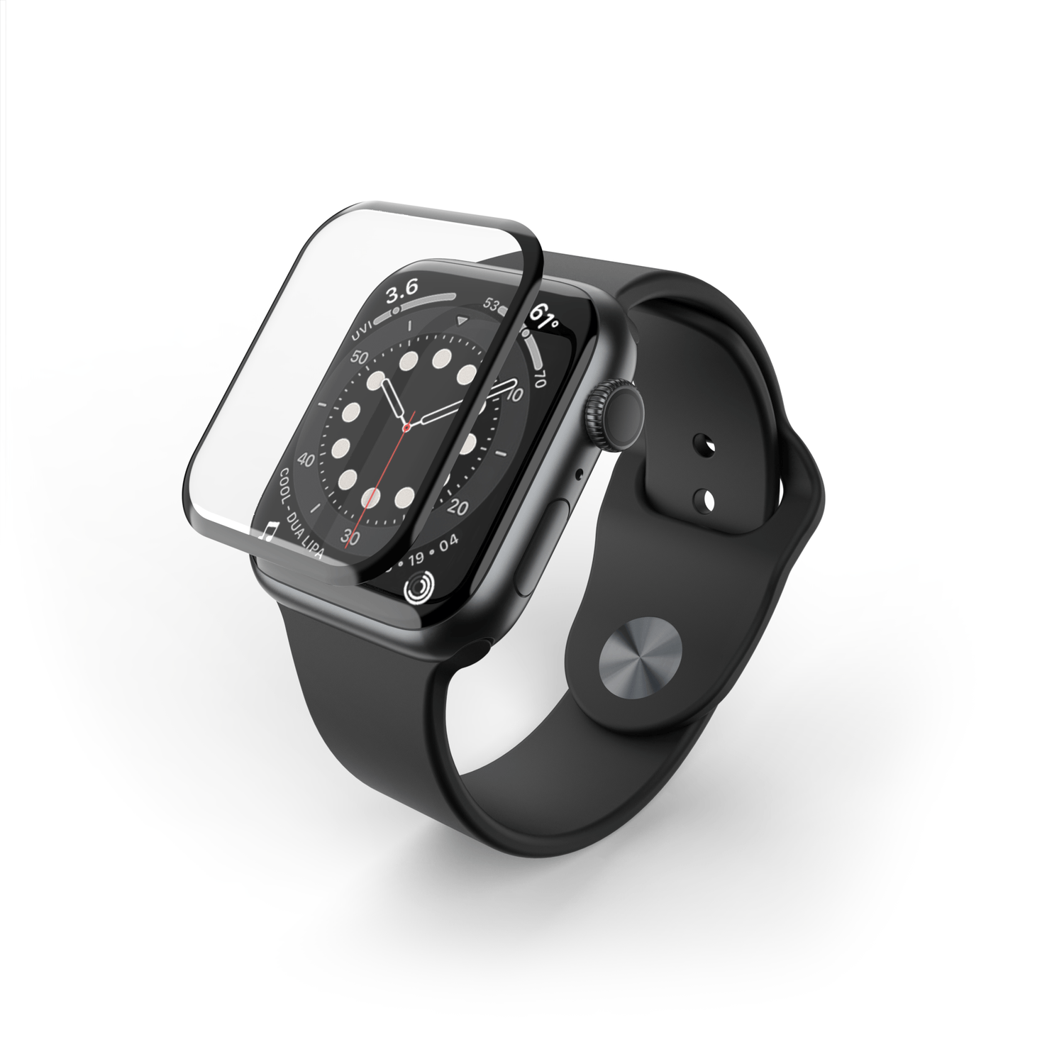 Folie de protectie 3D NEXT ONE pentru Apple Watch 44mm, Transparent fotografia produsului