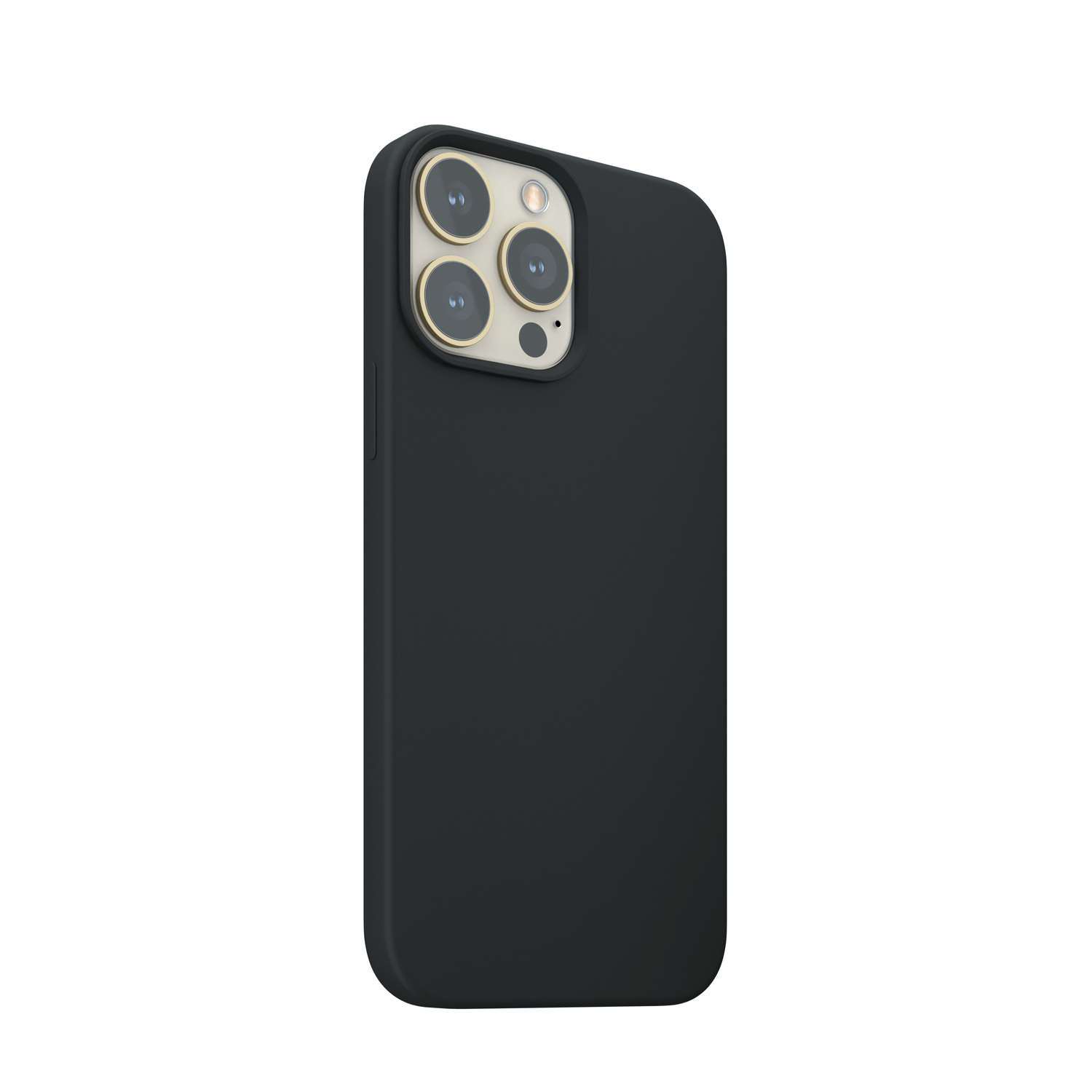 Husa de protectie NEXT ONE Silicon Case MagSafe pentru iPhone 13 Pro Max (2021), Negru fotografia produsului View 2 L
