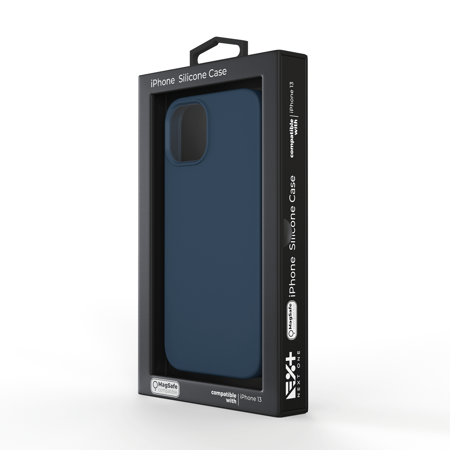 Husa de protectie NEXT ONE Silicon Case MagSafe pentru iPhone 13 (2021), Albastru fotografia produsului