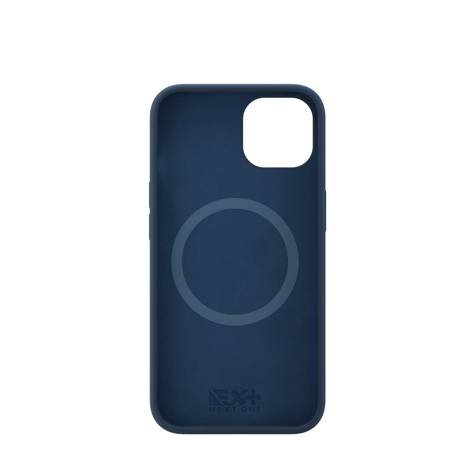 Husa de protectie NEXT ONE Silicon Case MagSafe pentru iPhone 13 (2021), Albastru fotografia produsului View 3 L