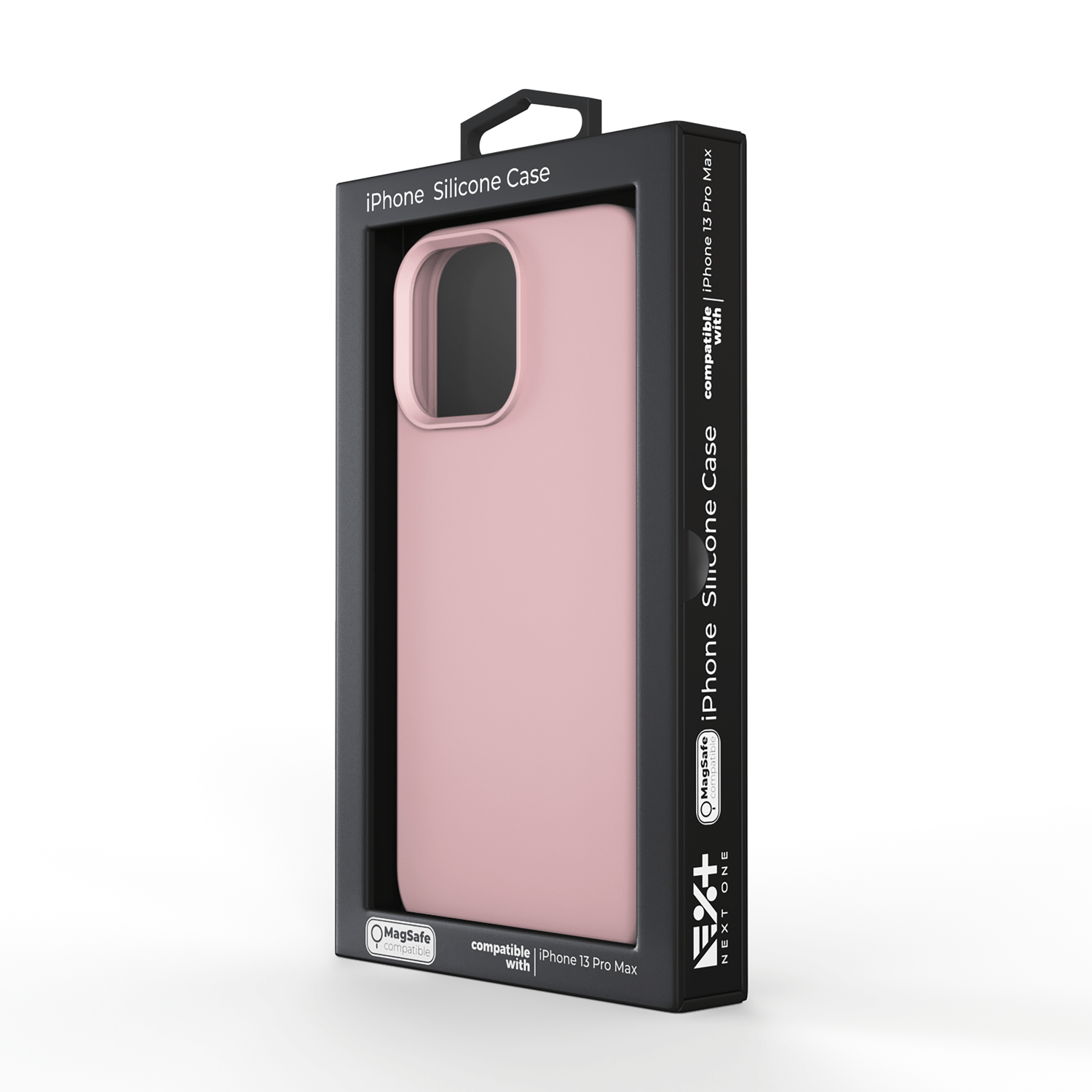 Husa de protectie NEXT ONE Silicon Case MagSafe pentru iPhone 13 Pro Max (2021), Roz fotografia produsului