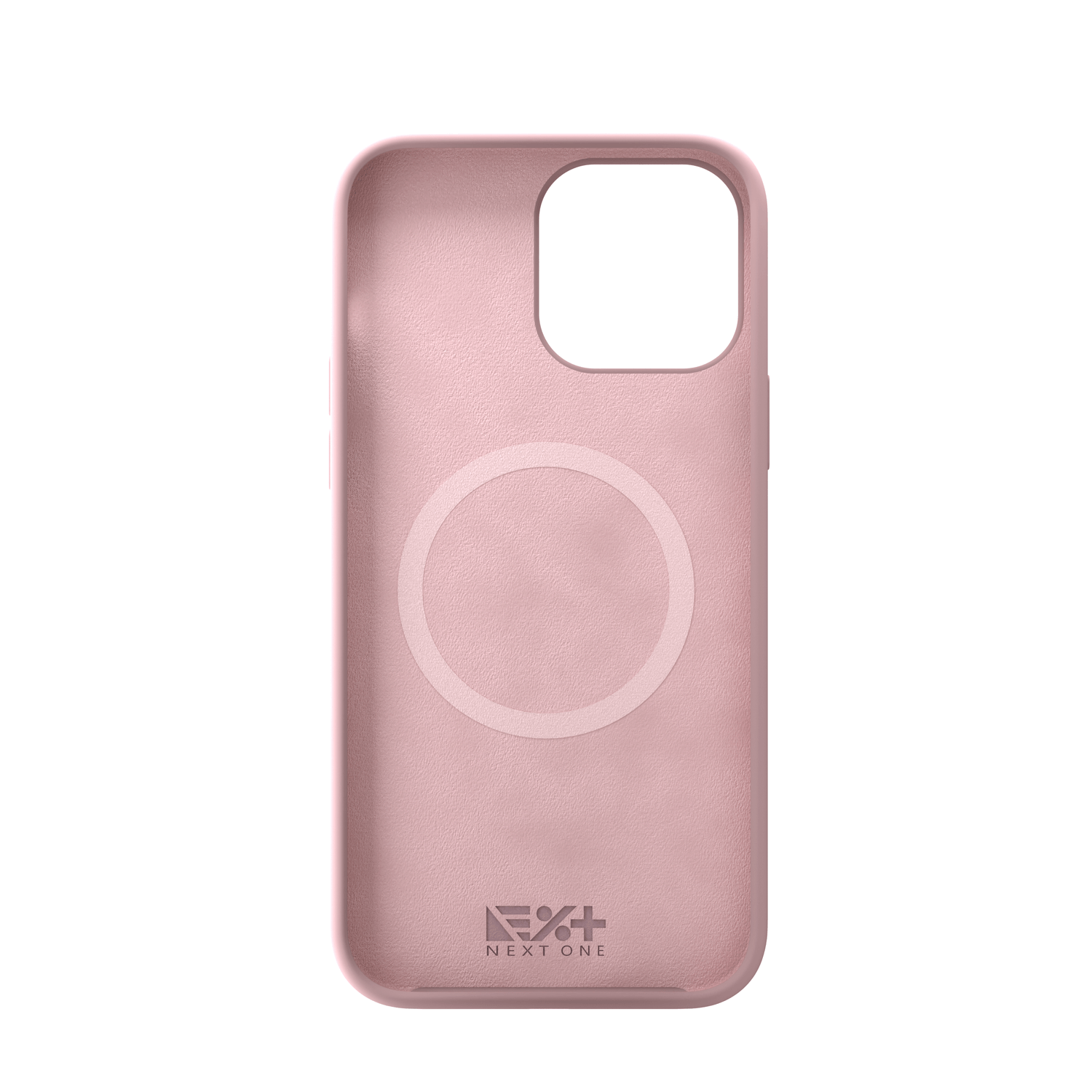 Husa de protectie NEXT ONE Silicon Case MagSafe pentru iPhone 13 Pro Max (2021), Roz fotografia produsului View 3 L