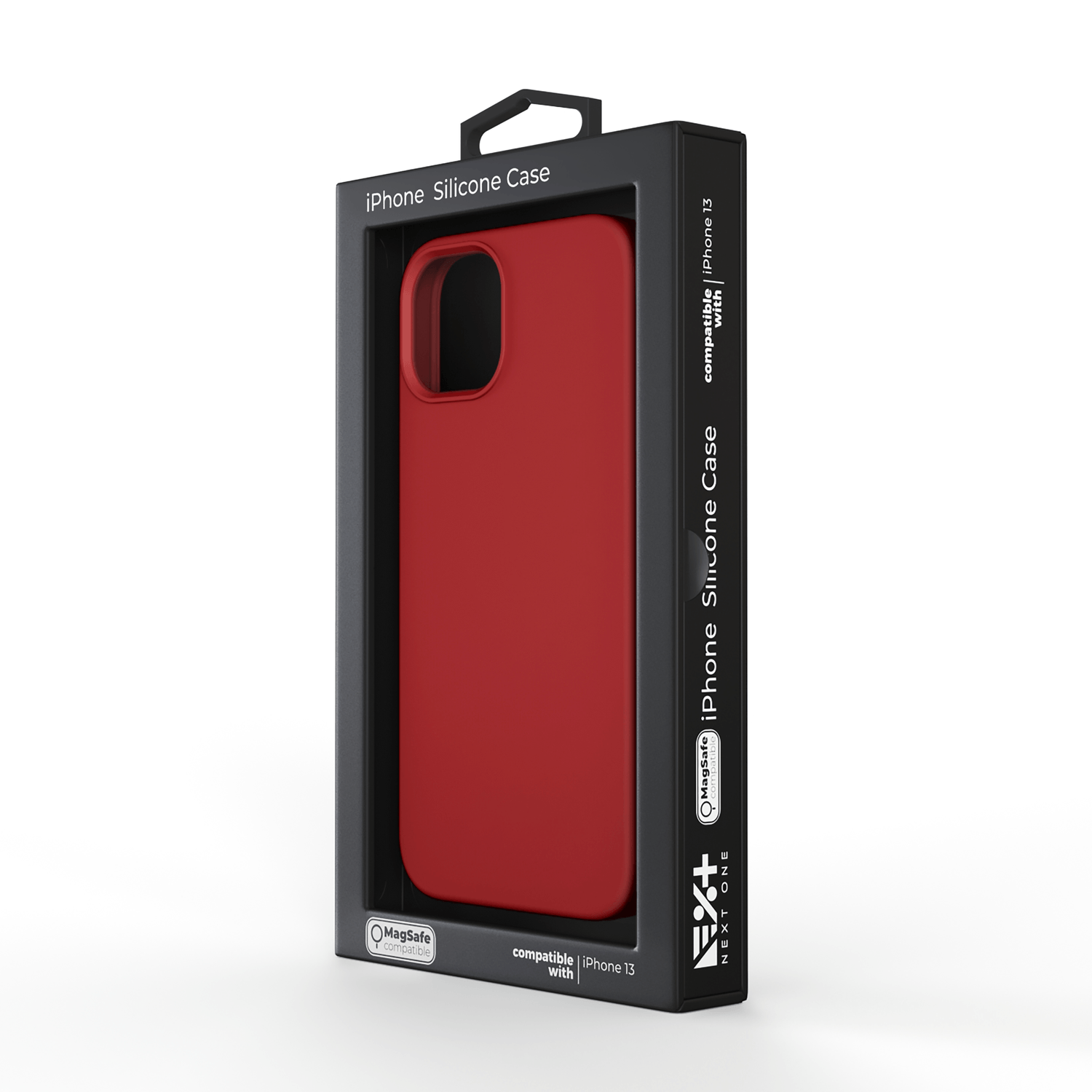 Husa de protectie NEXT ONE Silicon Case MagSafe pentru iPhone 13 (2021), Rosu fotografia produsului