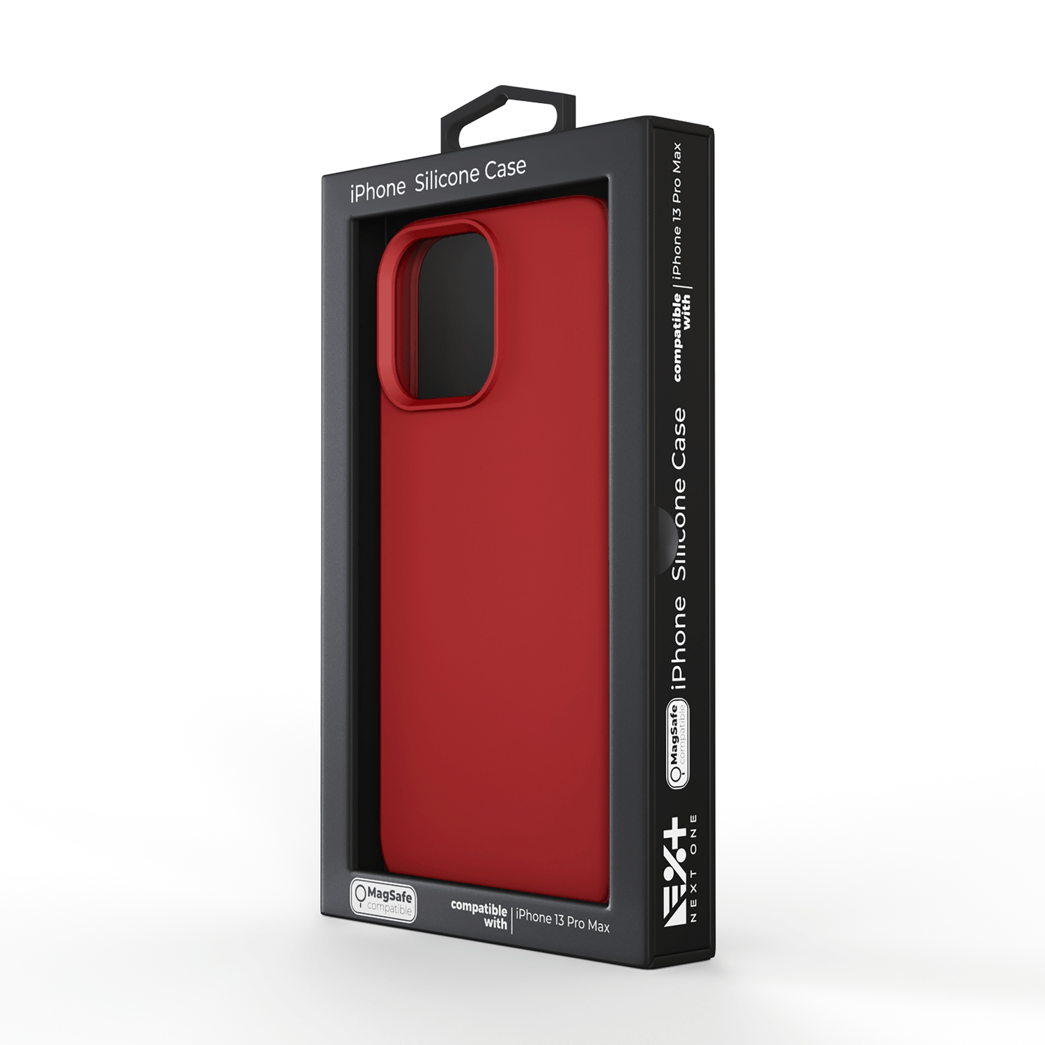 Husa de protectie NEXT ONE Silicon Case MagSafe pentru iPhone 13 Pro Max (2021), Rosu fotografia produsului