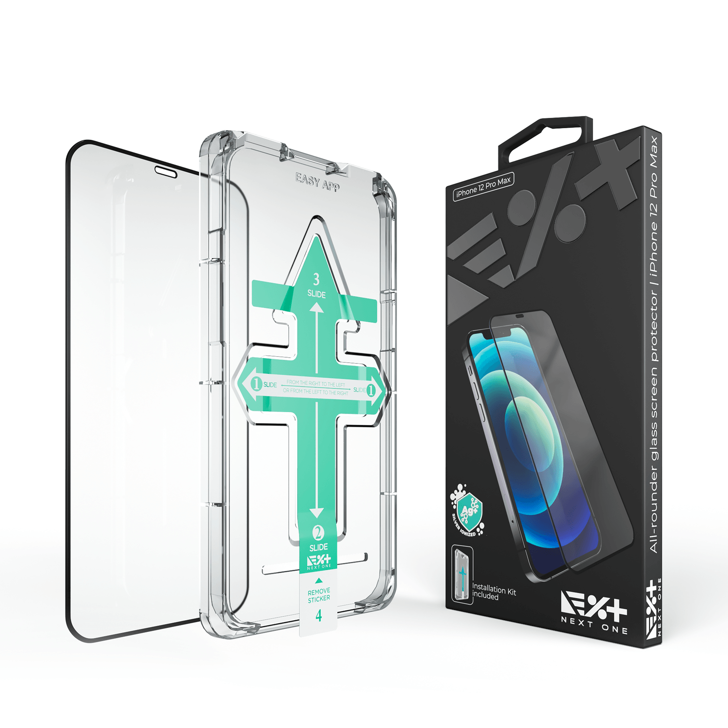 Folie de protectie din sticla NEXT ONE pentru iPhone 12 Pro Max fotografia produsului
