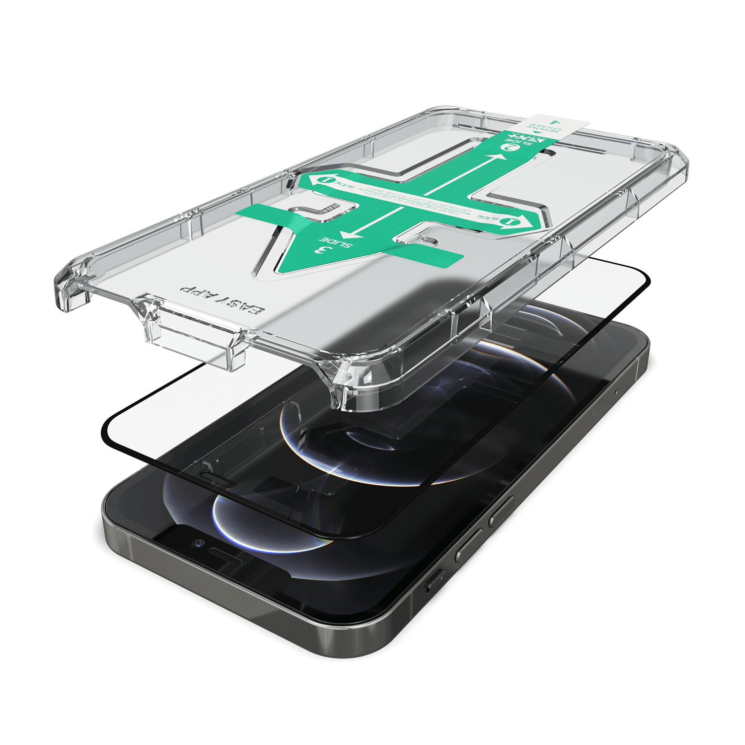 Folie de protectie din sticla NEXT ONE pentru iPhone 12 Pro Max fotografia produsului View 3 L
