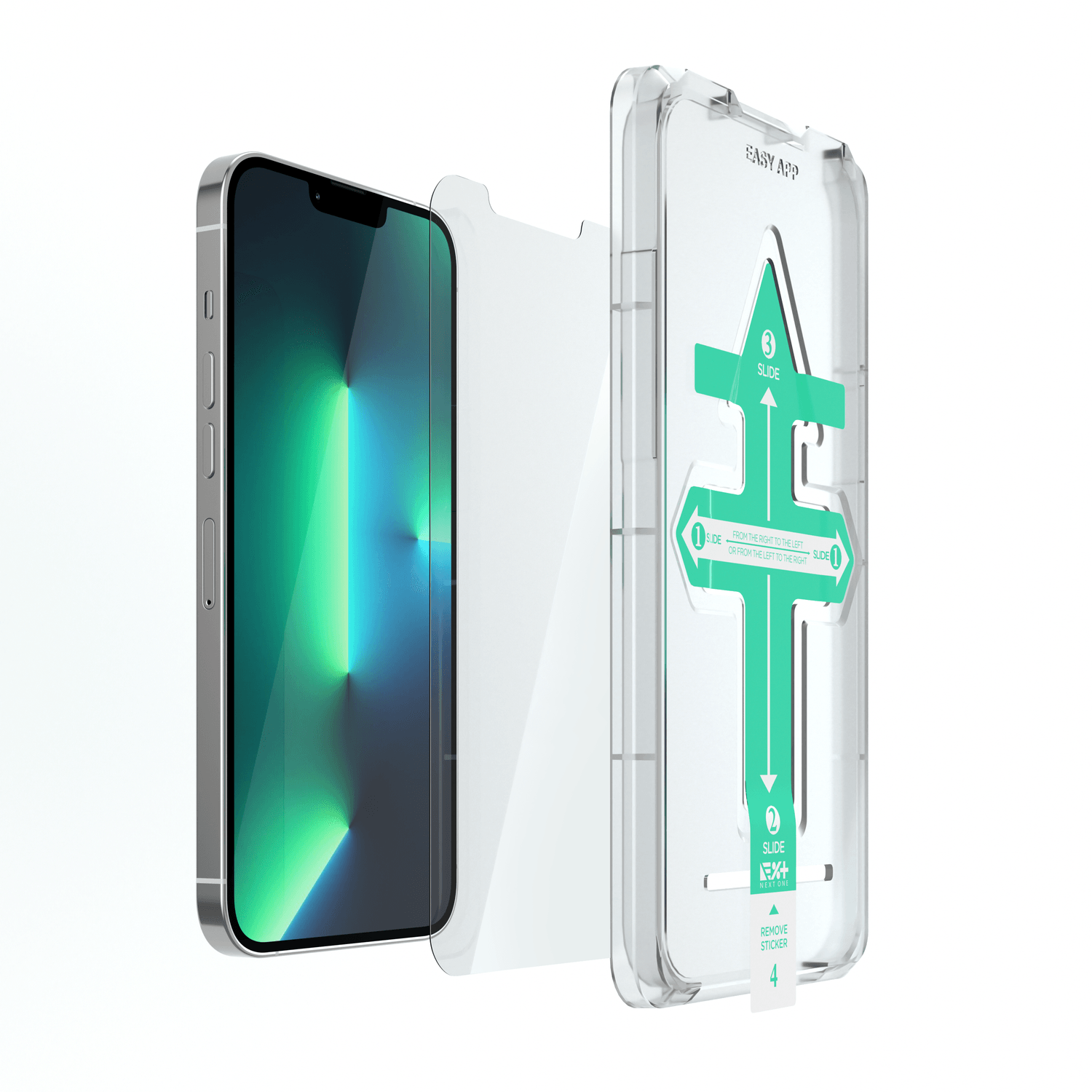 Folie de protectie NEXT ONE pentru iPhone 13 si iPhone 13 Pro (2021) fotografia produsului View 5 L