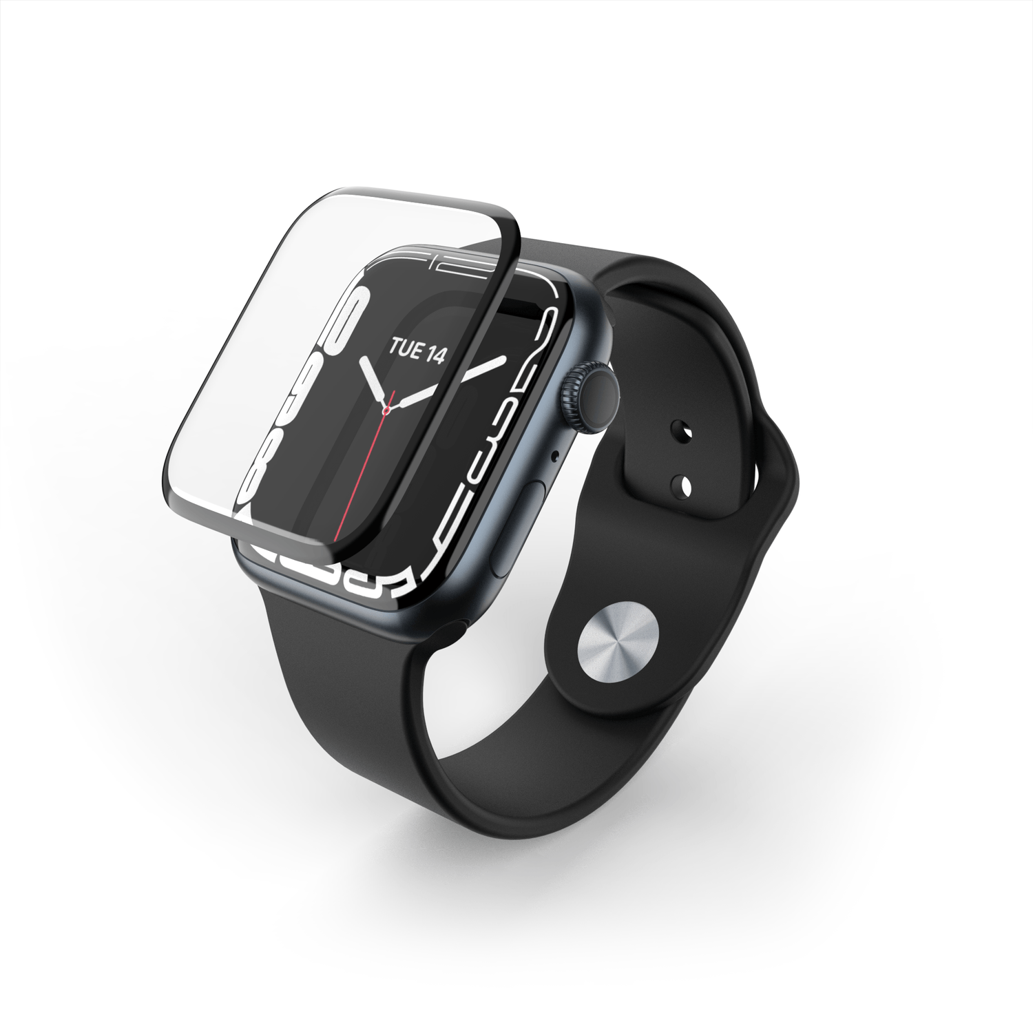 Folie de protectie 3D NEXT ONE pentru Apple Watch 45mm (seria 7), Transparent fotografia produsului