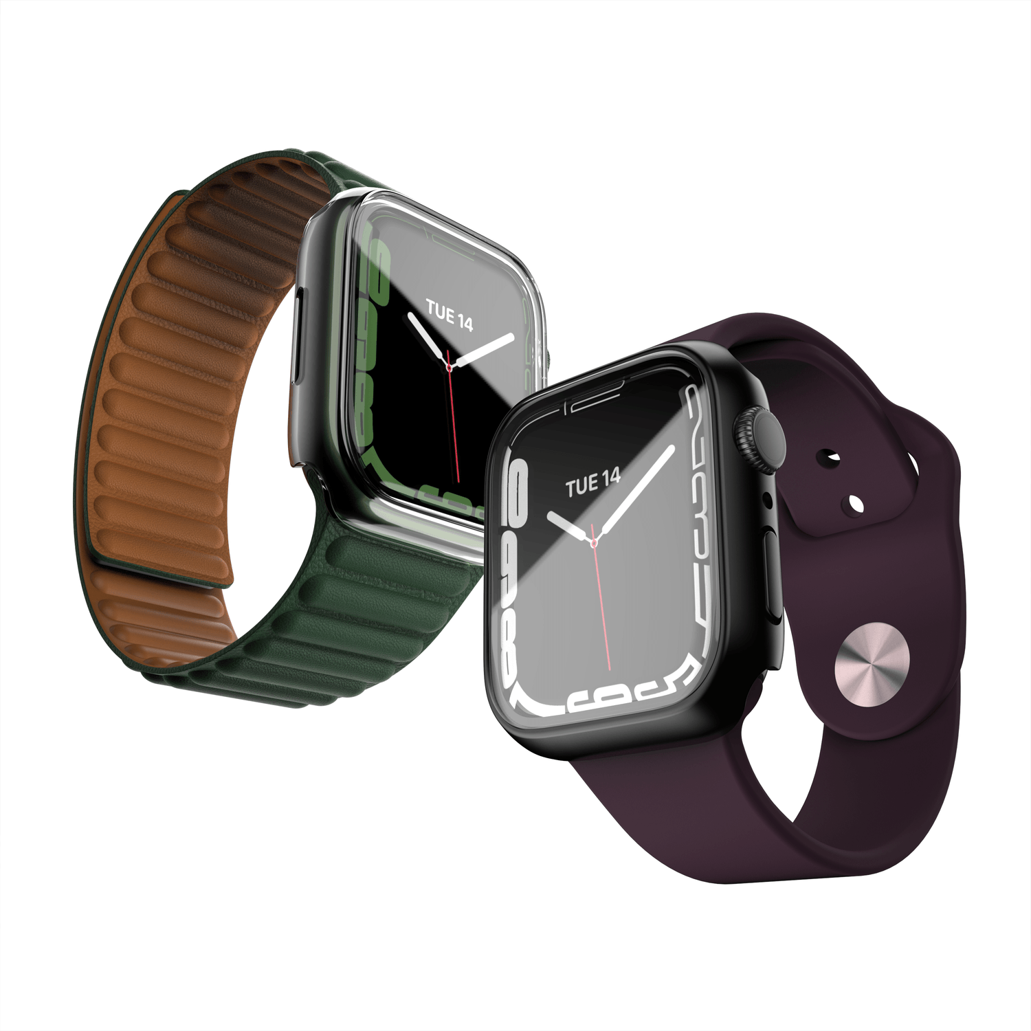 Husa de protectie NEXT ONE pentru Apple Watch 45mm (Seria 7) - Matte fotografia produsului View 5 L