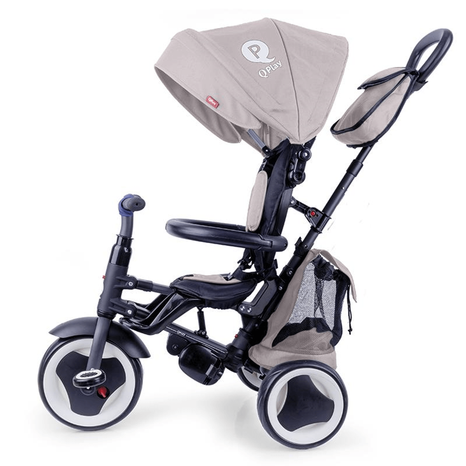 Tricicleta pliabila Qplay Rito+ Gri fotografia produsului View 20 L